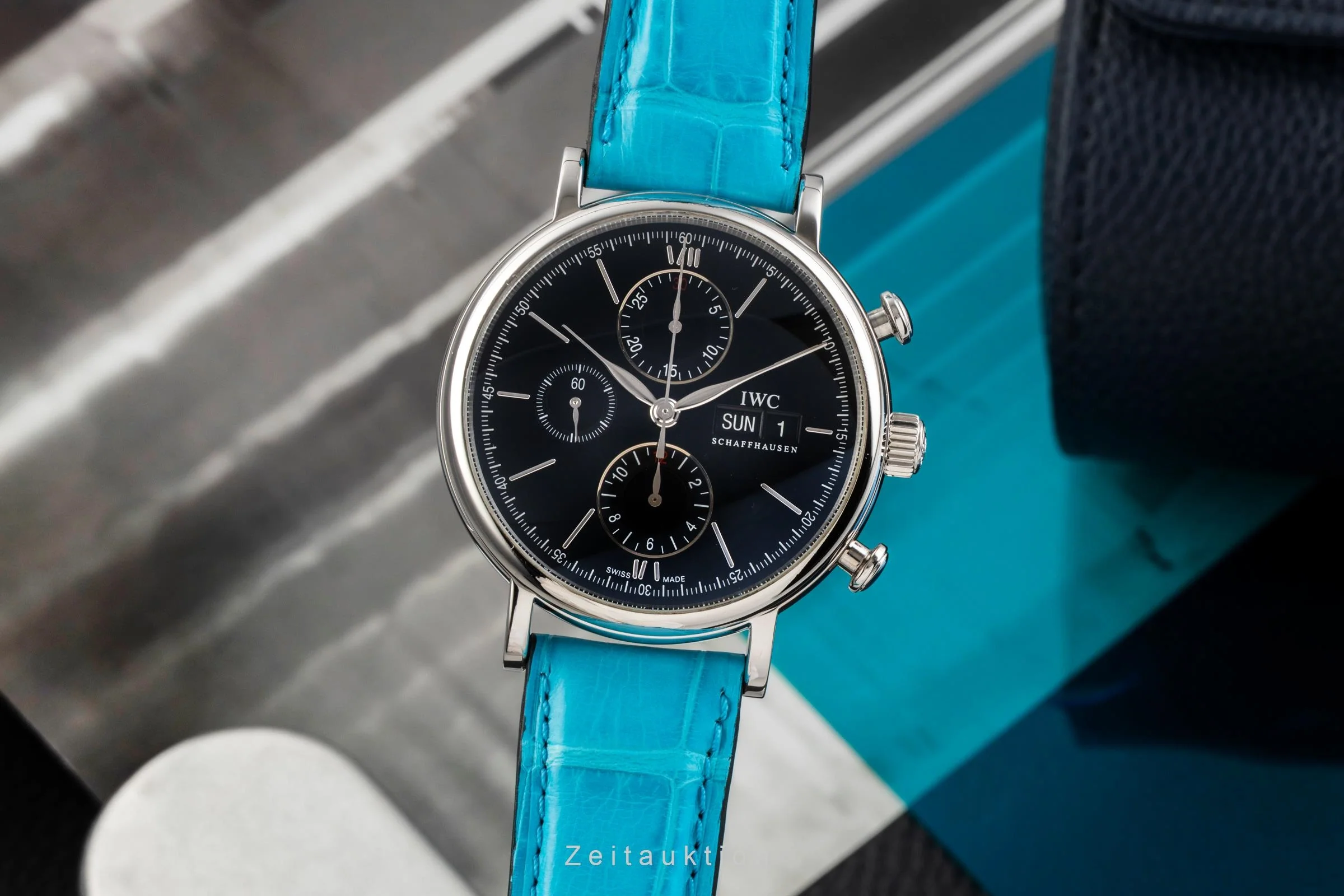 IWC Portofino chronograph steel automatic men's watch IW391008 LP: 7100EUR  [2502849] - Image 2