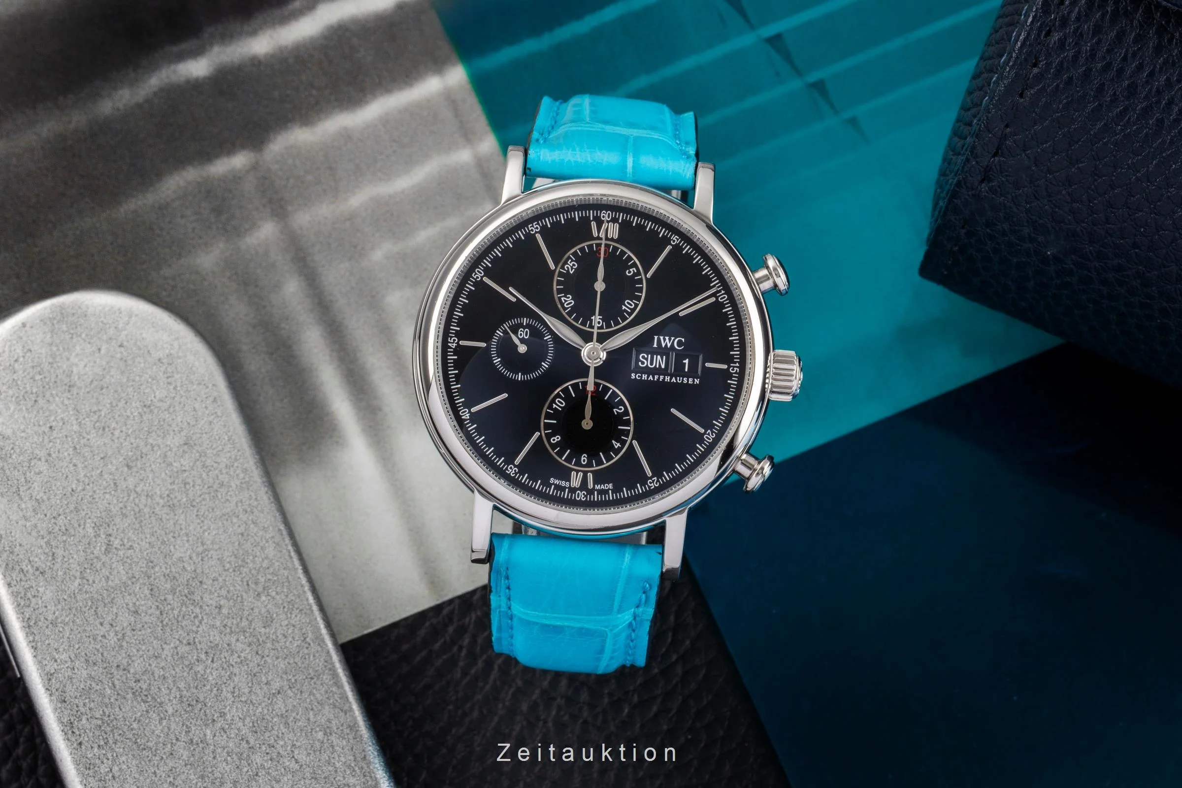 IWC Portofino chronograph steel automatic men's watch IW391008 LP: 7100EUR  [2502849] - Image 4