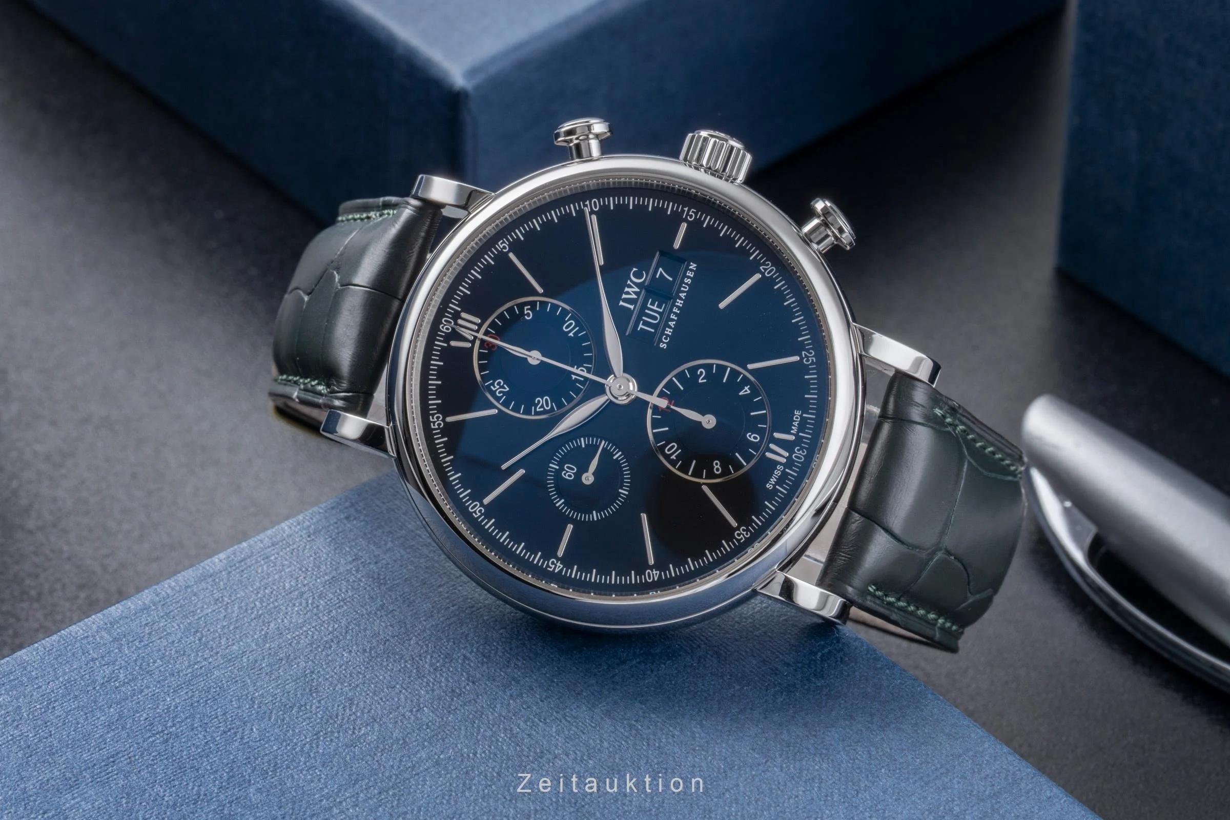 IWC Portofino chronograph steel automatic men's watch IW391008 LP: 7100EUR  [2505661] - Image 3