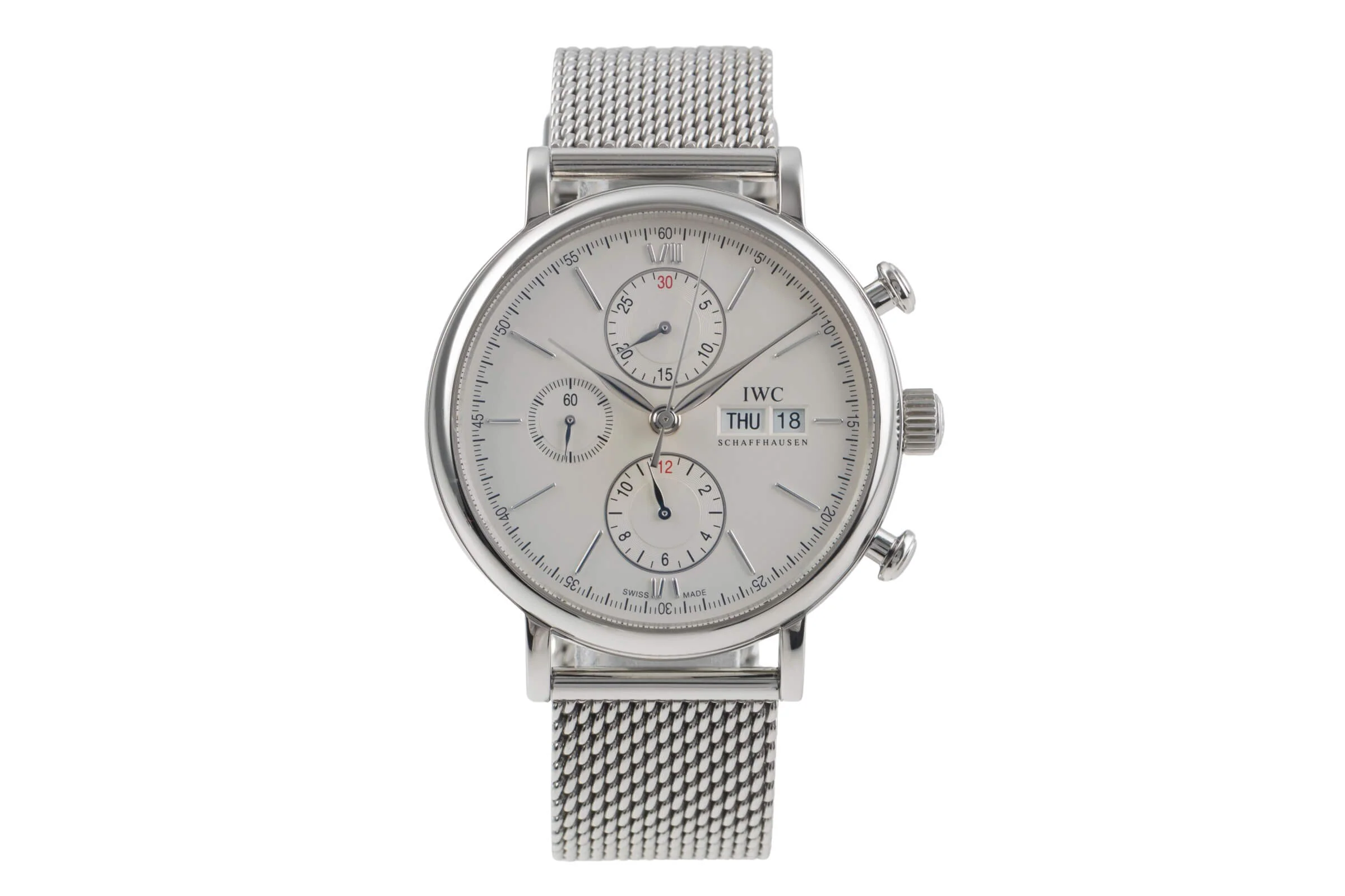 IWC Portofino chronograph steel automatic men's watch IW391009  [2405520] - Image 4