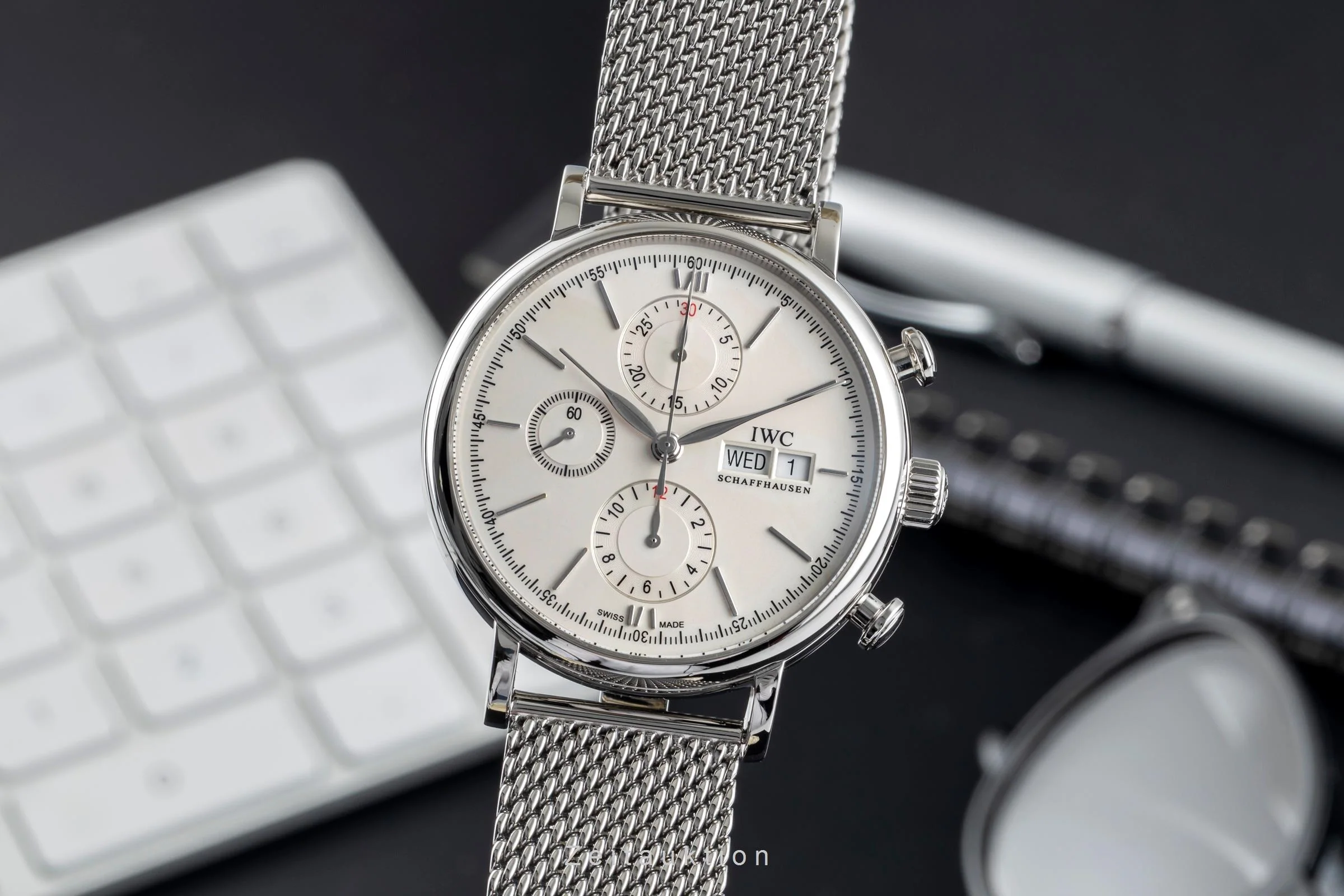 IWC Portofino chronograph steel automatic men's watch IW391009  [2502579] - Image 2