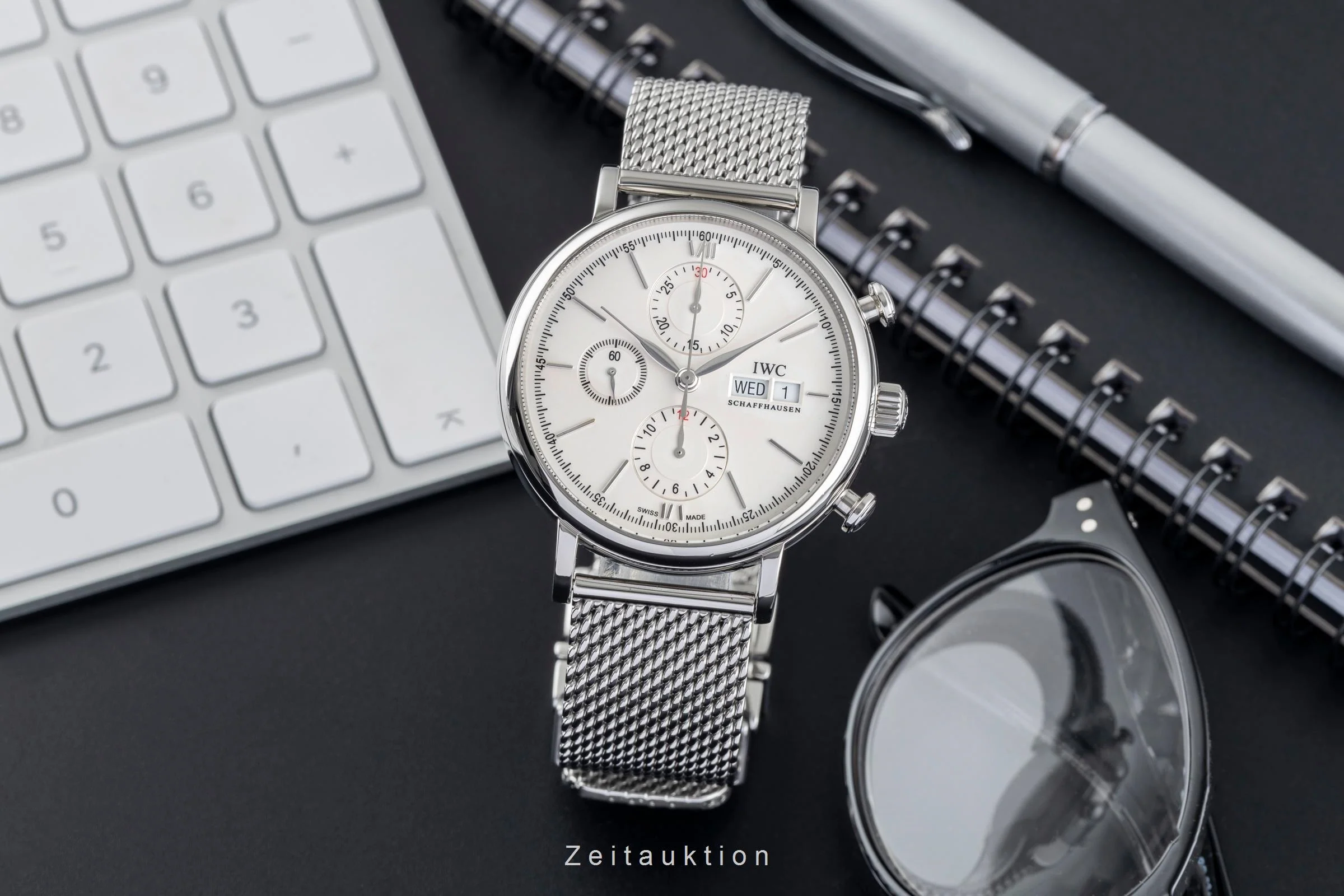 IWC Portofino chronograph steel automatic men's watch IW391009  [2502579] - Image 4