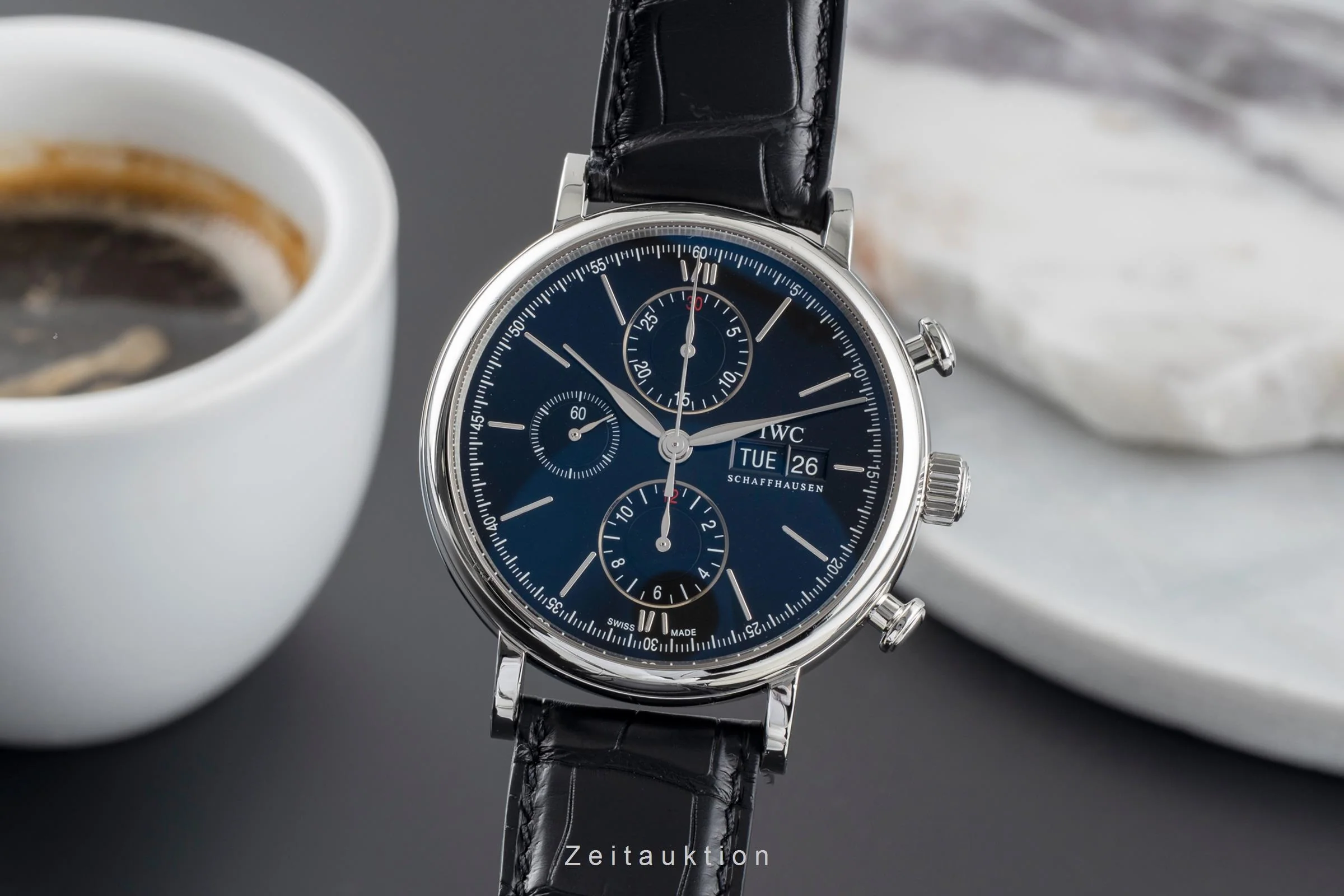 IWC Portofino chronograph steel automatic men's watch IW391010  [2502444] - Image 2