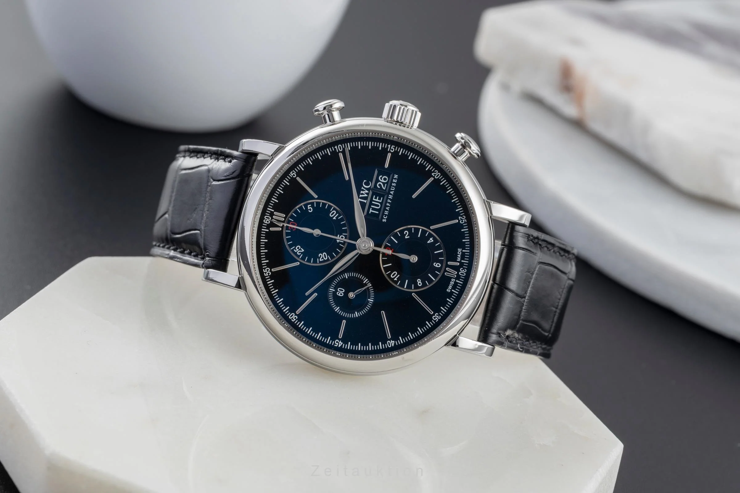 IWC Portofino chronograph steel automatic men's watch IW391010  [2502444] - Image 3