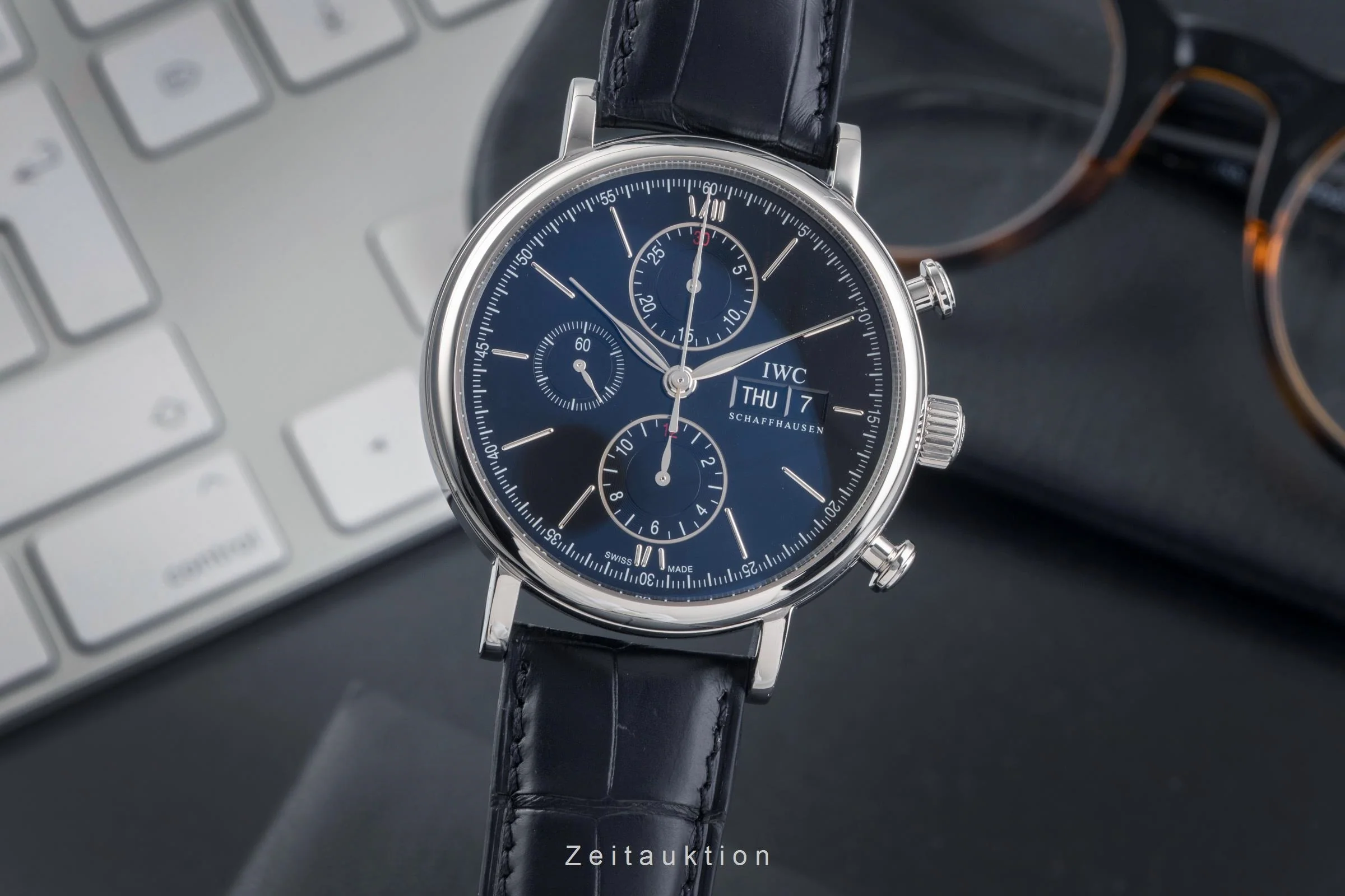 IWC Portofino chronograph steel automatic men's watch IW391010 LP: 7100EUR  [2502812] - Image 2