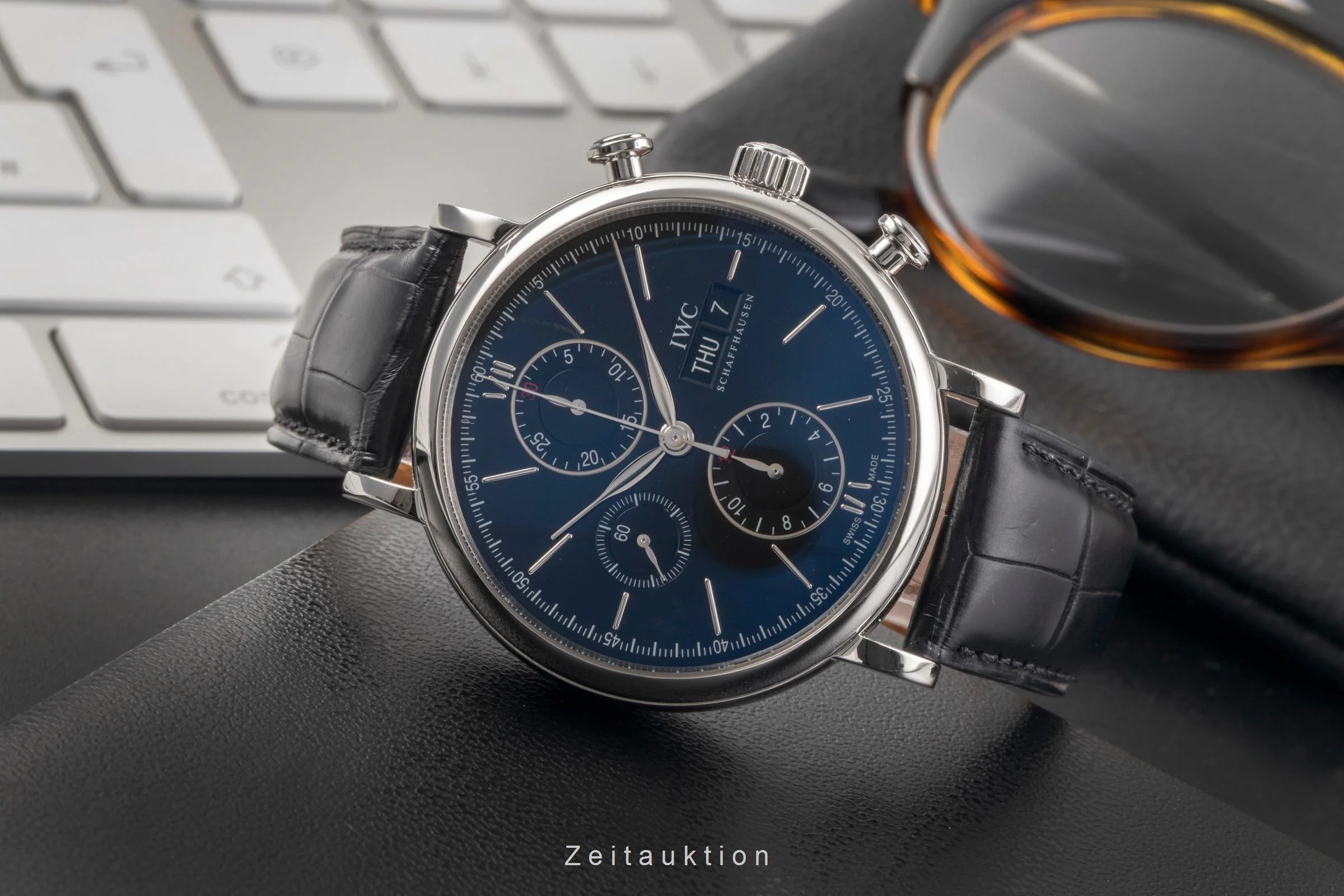 IWC Portofino chronograph steel automatic men's watch IW391010 LP: 7100EUR  [2502812] - Image 3