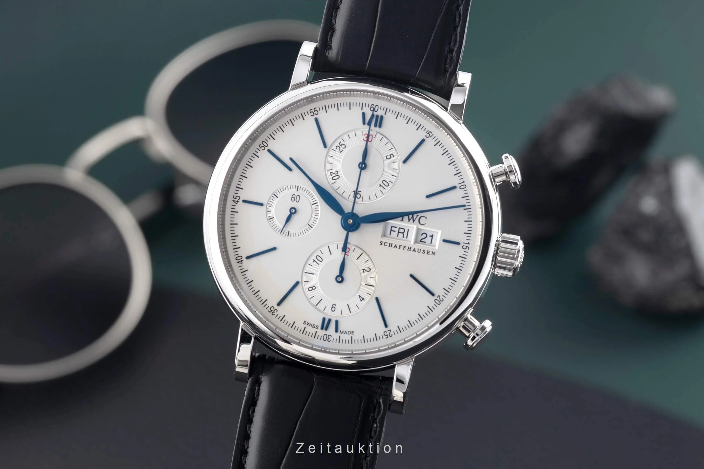 IWC Portofino chronograph steel automatic men's watch IW391037 LP: 7100EUR  [2501937] - Image 2