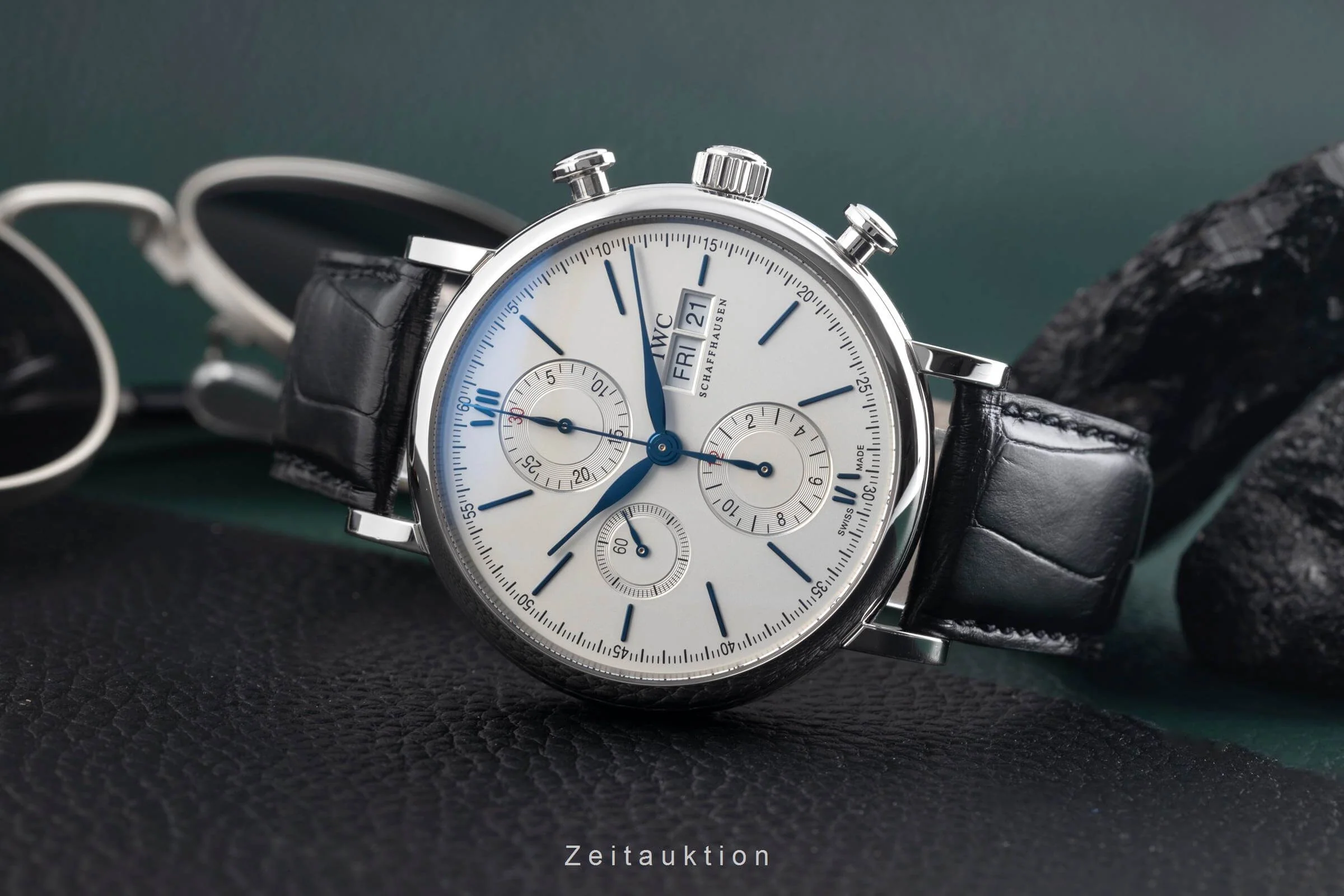 IWC Portofino chronograph steel automatic men's watch IW391037 LP: 7100EUR  [2501937] - Image 3