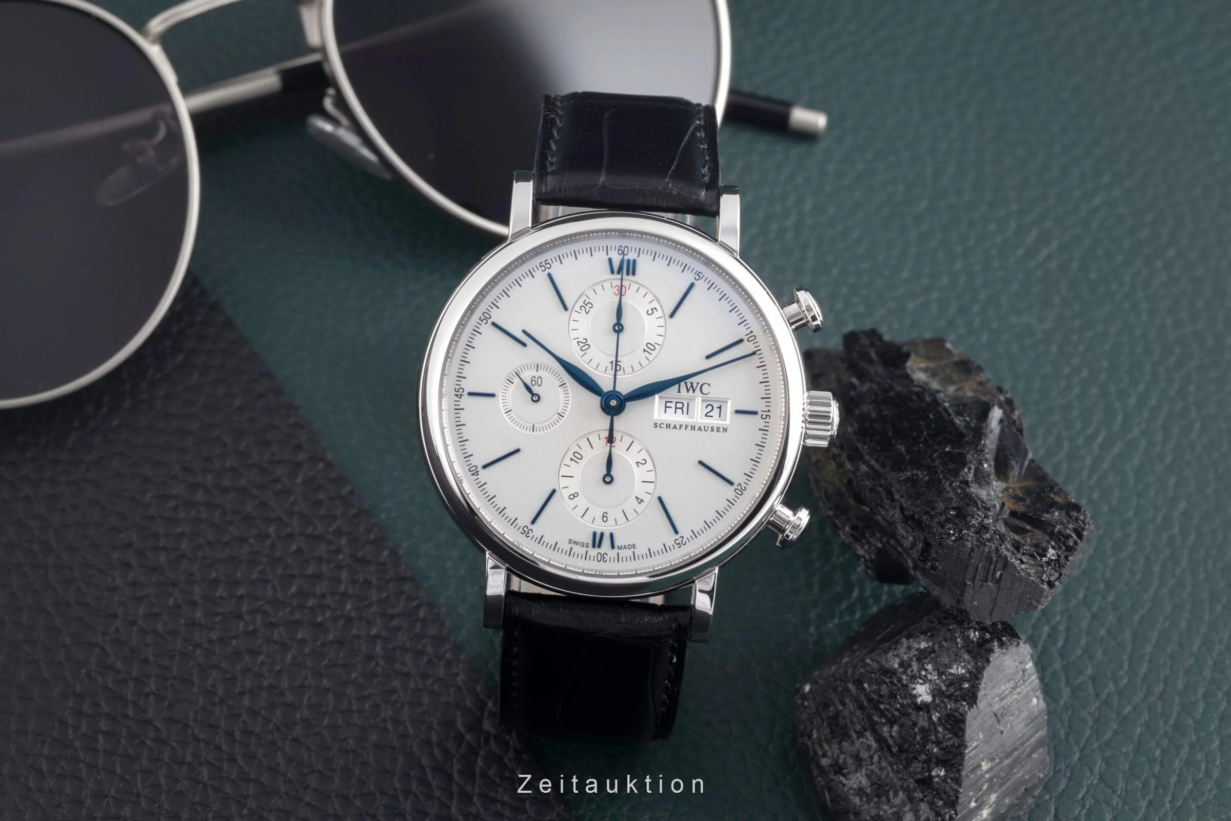 IWC Portofino chronograph steel automatic men's watch IW391037 LP: 7100EUR  [2501937] - Image 4