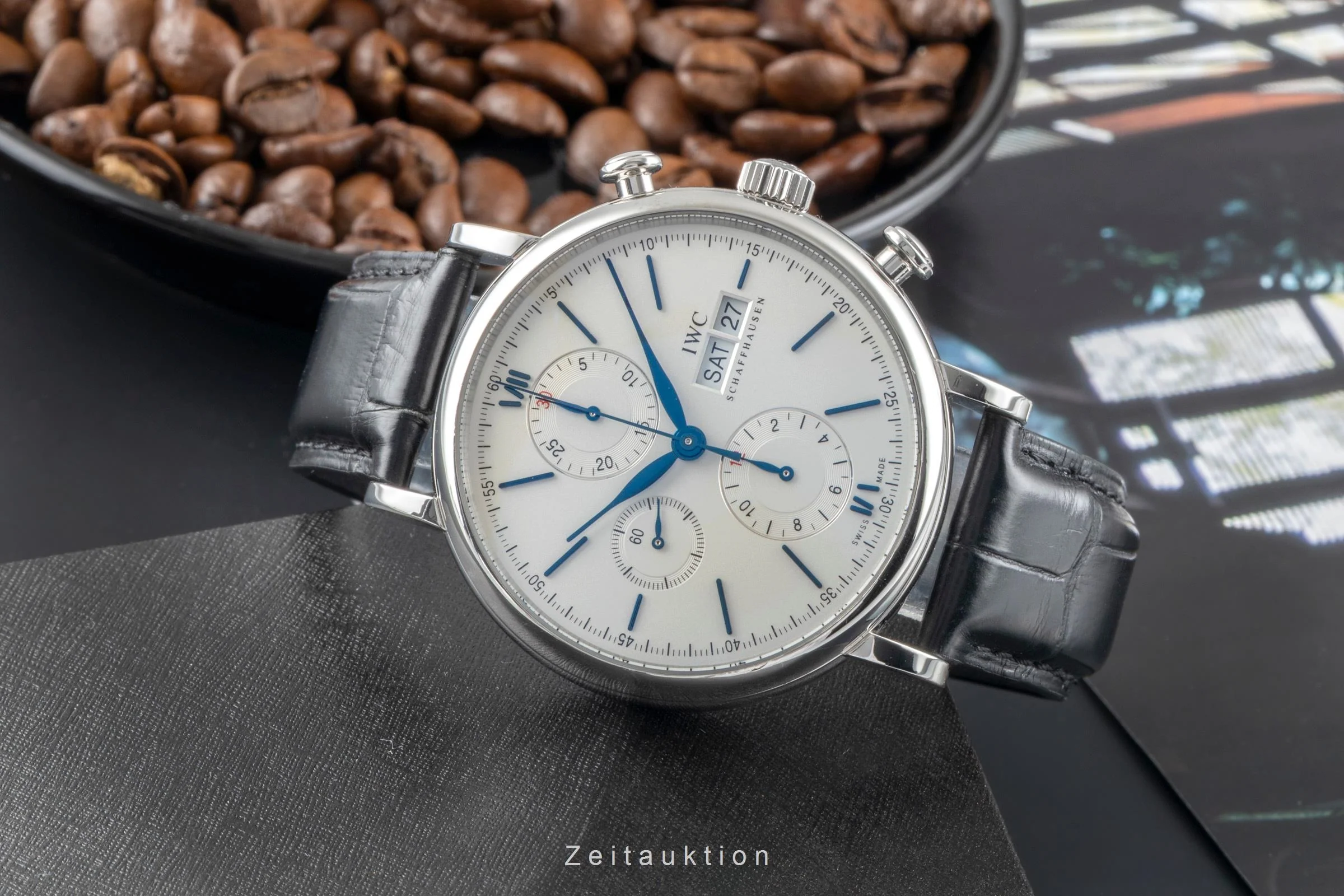 IWC Portofino chronograph steel automatic men's watch IW391037 LP: 7100EUR  [2505664] - Image 3