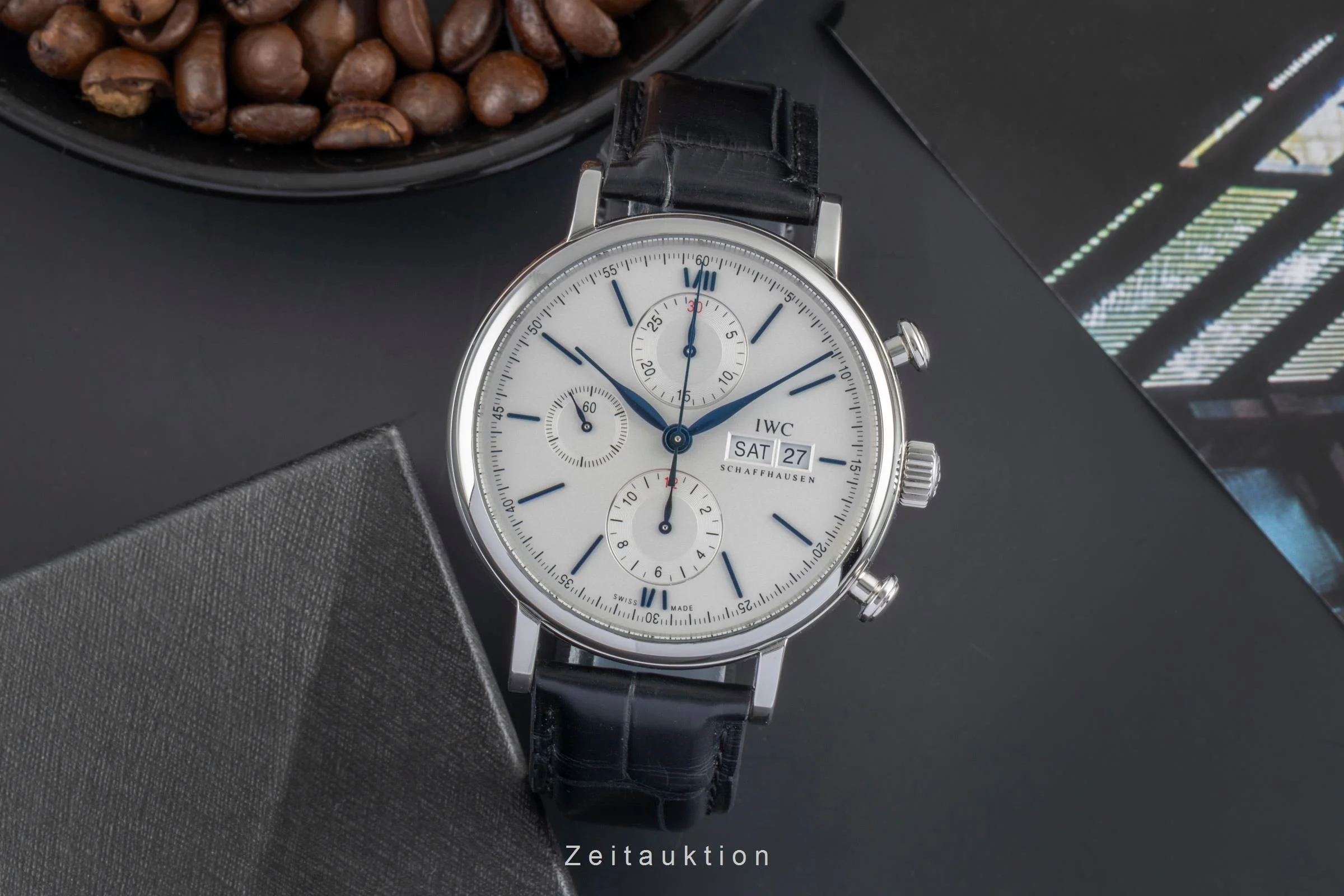 IWC Portofino chronograph steel automatic men's watch IW391037 LP: 7100EUR  [2505664] - Image 4