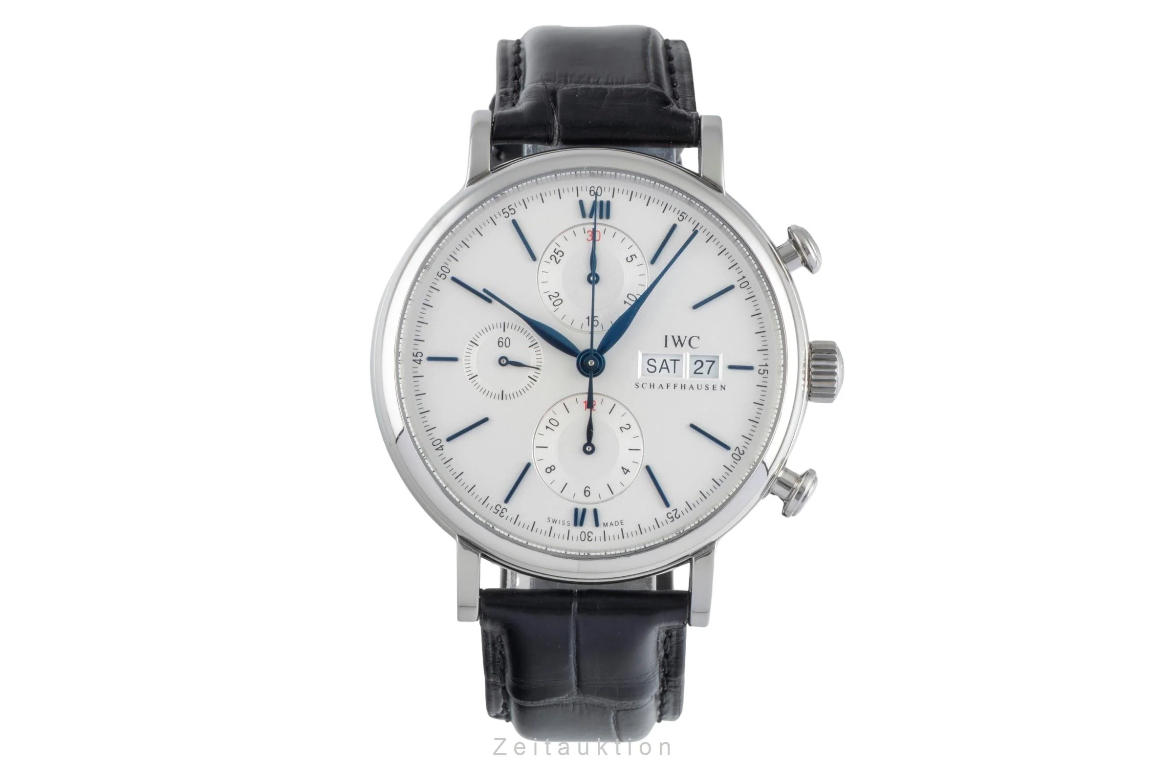 IWC Portofino chronograph steel automatic men's watch IW391037 LP: 7100EUR  [2505664] - Image 5