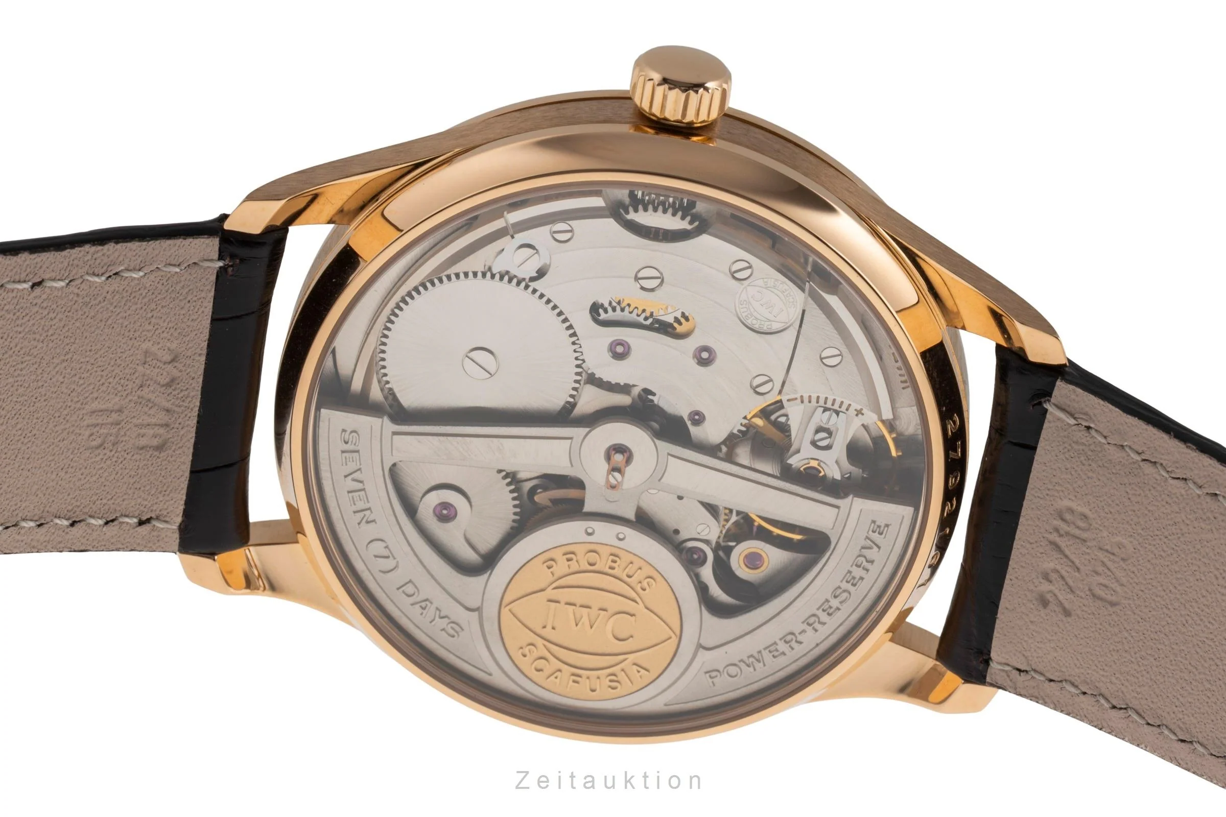 IWC Portugieser 18 ct gold automatic men's watch IW500004  [2502567] - Image 12