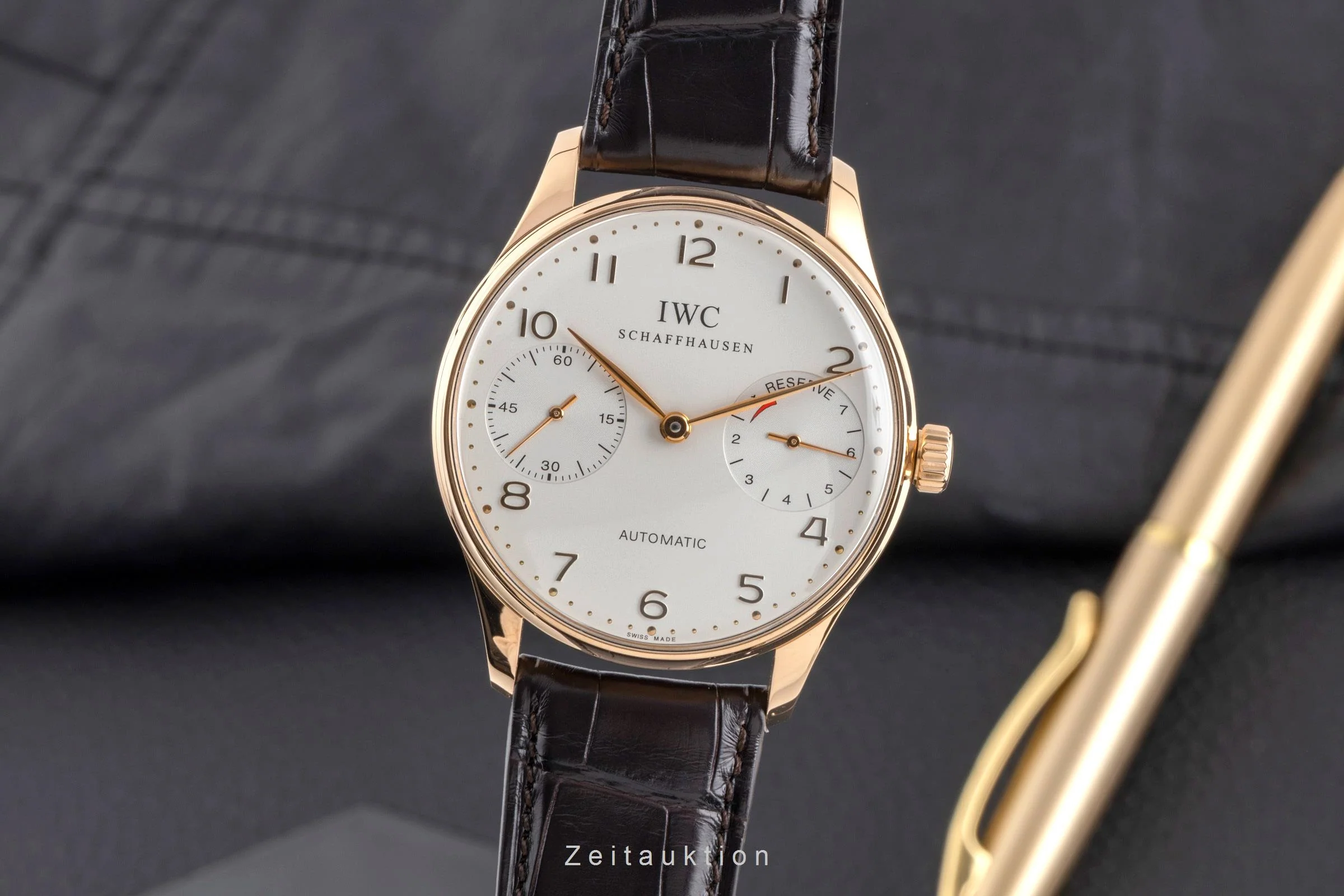 IWC Portugieser 18 ct gold automatic men's watch IW500004  [2502567] - Image 2