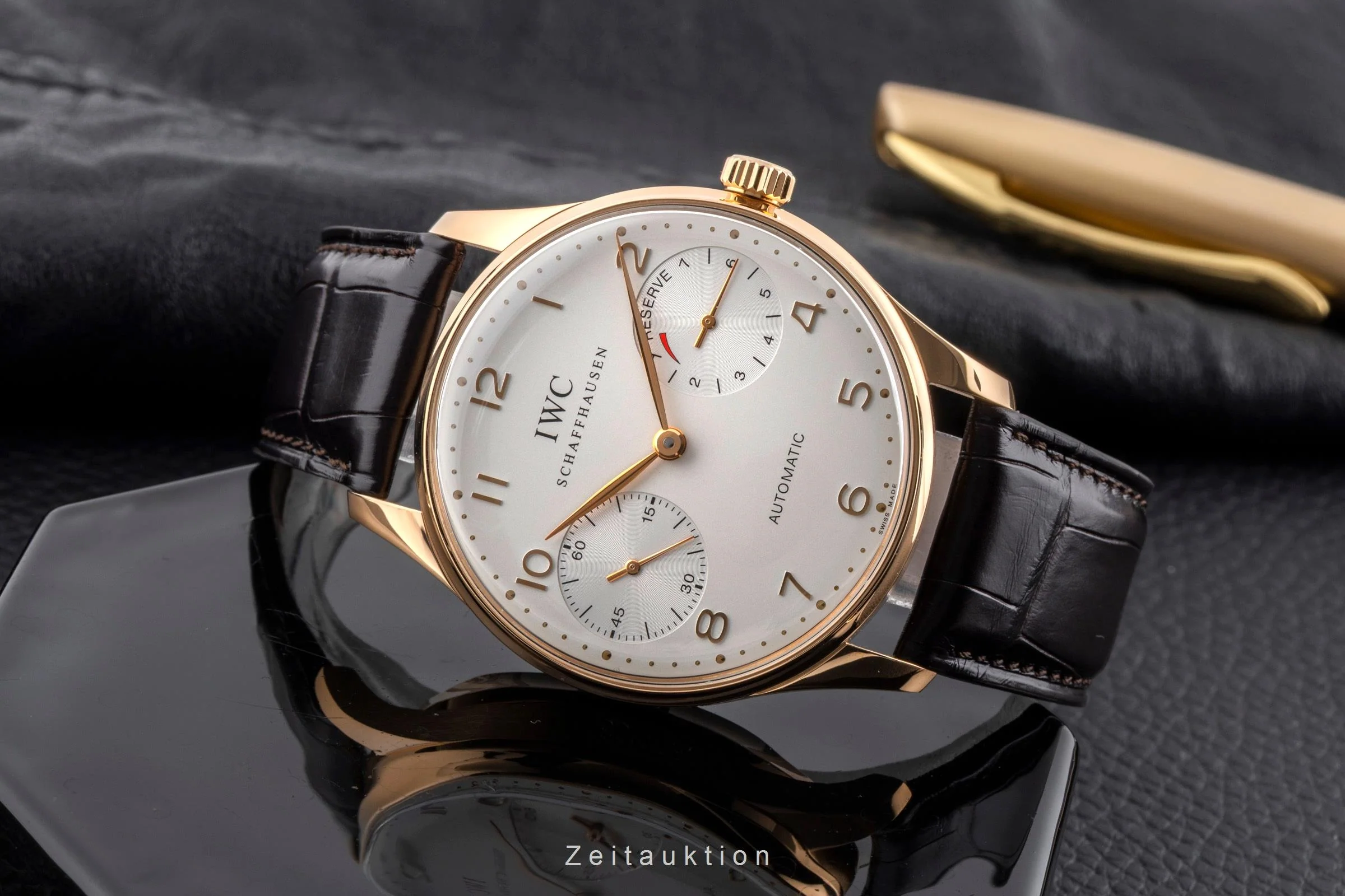 IWC Portugieser 18 ct gold automatic men's watch IW500004  [2502567] - Image 3