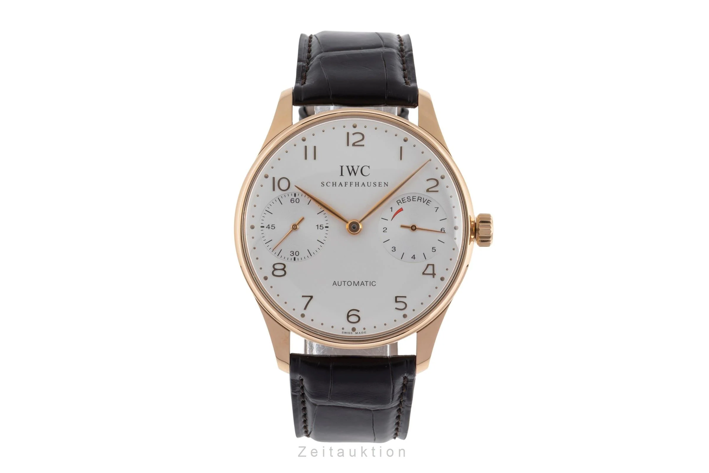IWC Portugieser 18 ct gold automatic men's watch IW500004  [2502567] - Image 5
