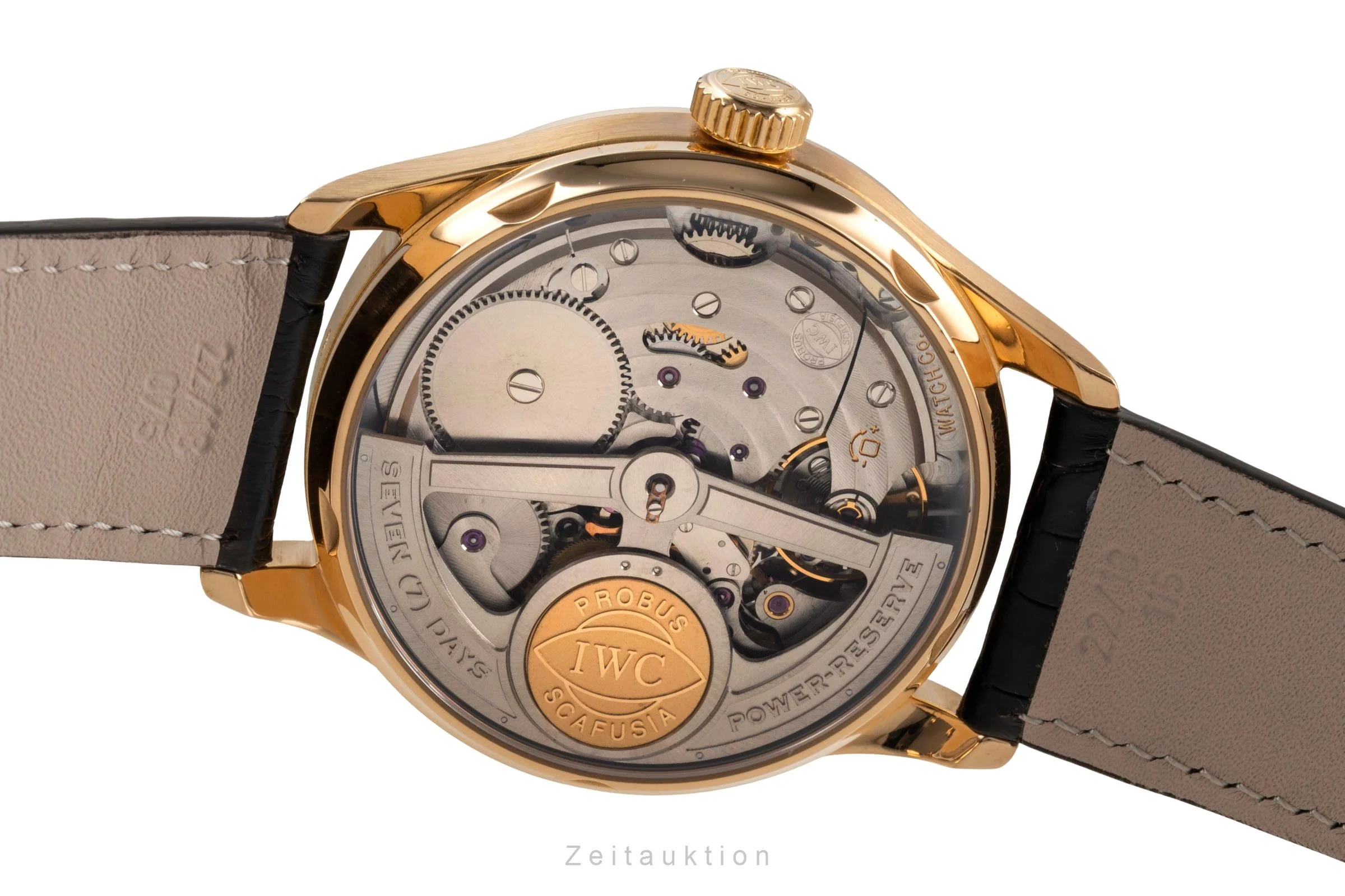 IWC Portugieser 18 ct gold automatic men's watch IW500113  [2502513] - Image 13