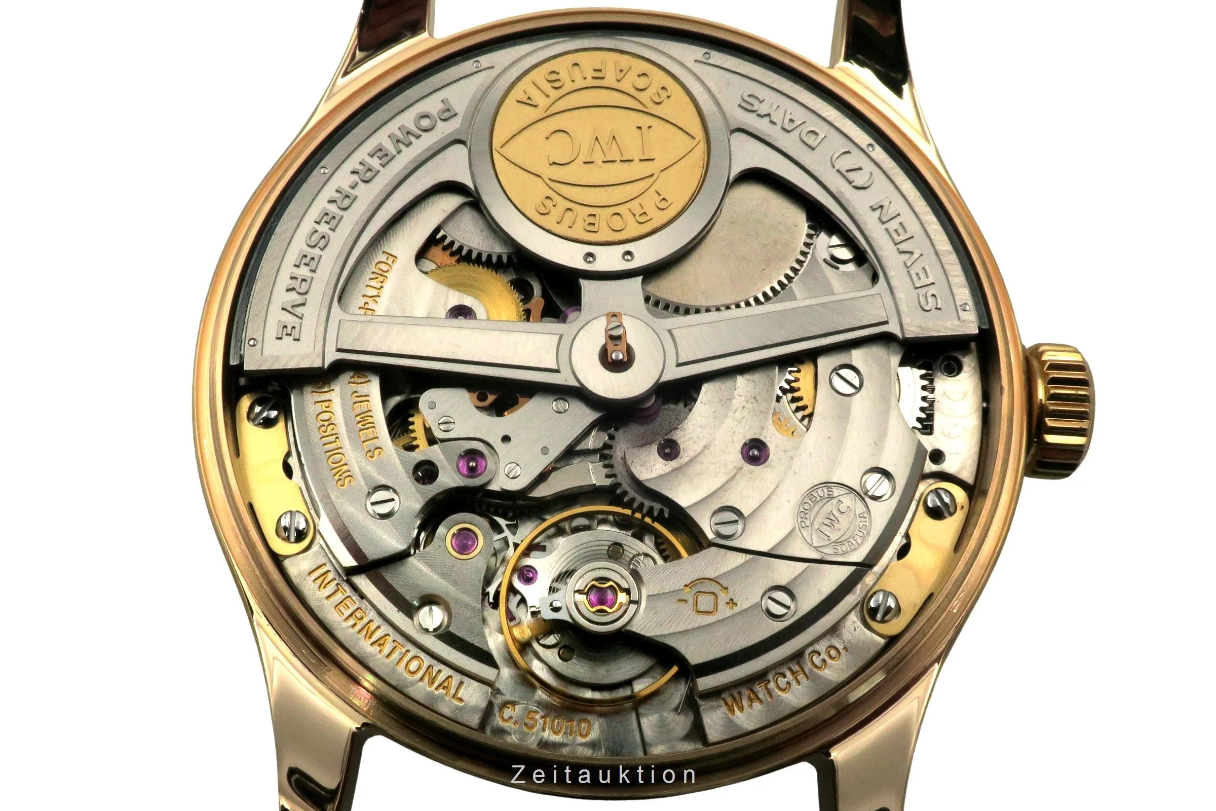 IWC Portugieser 18 ct gold automatic men's watch IW500113  [2502513] - Image 16