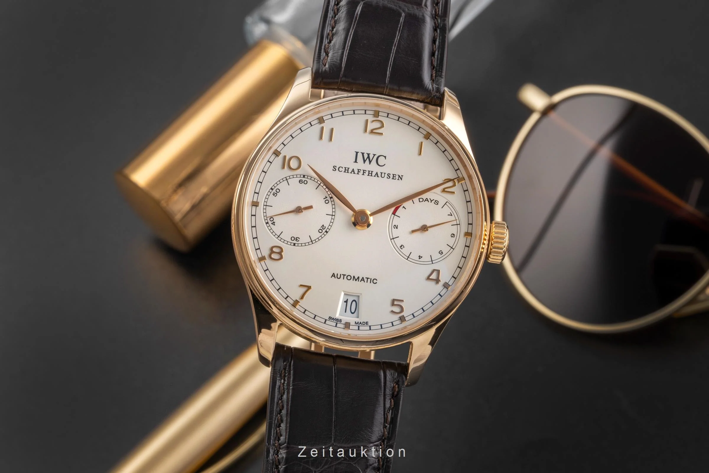 IWC Portugieser 18 ct gold automatic men's watch IW500113  [2502513] - Image 2