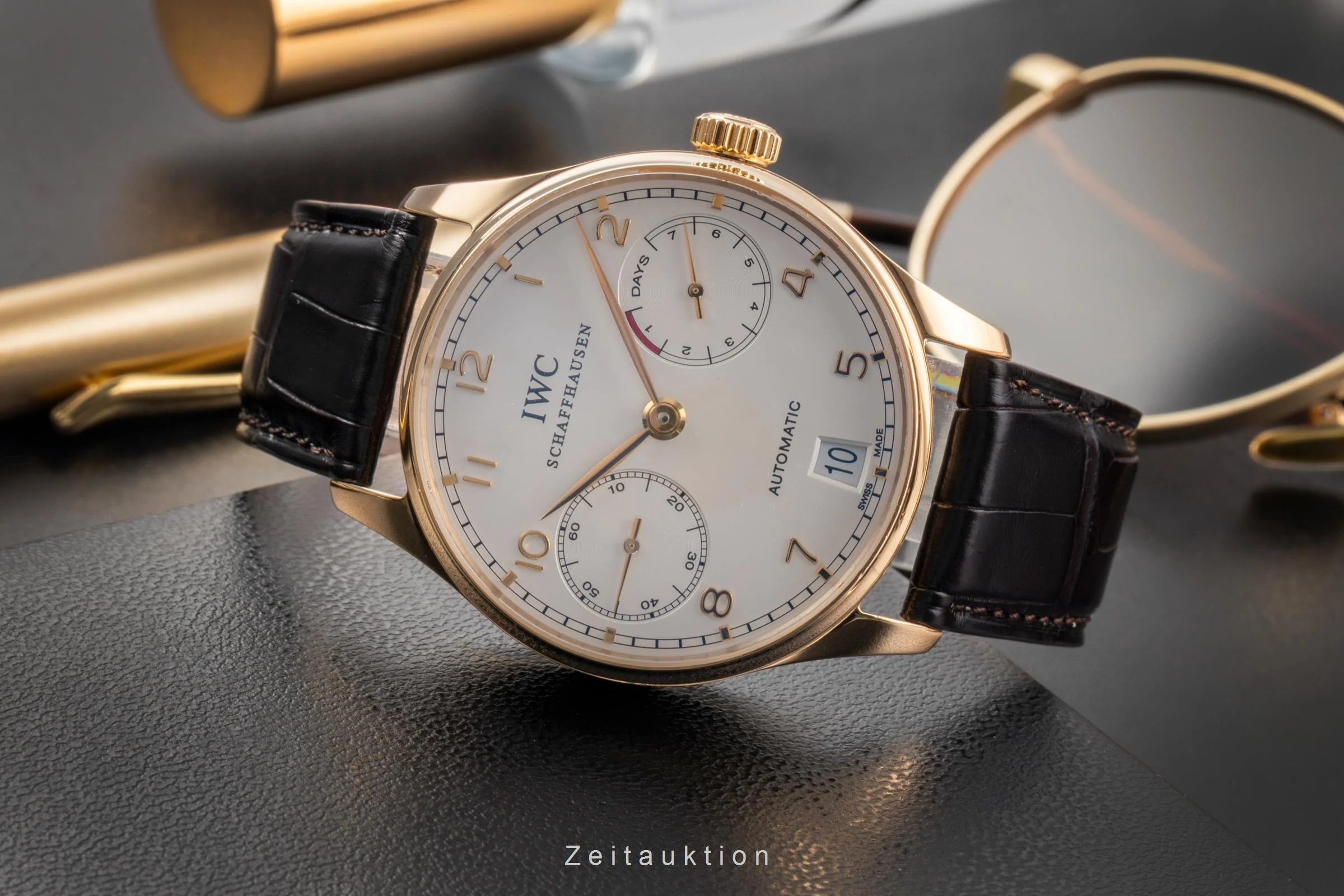 IWC Portugieser 18 ct gold automatic men's watch IW500113  [2502513] - Image 3