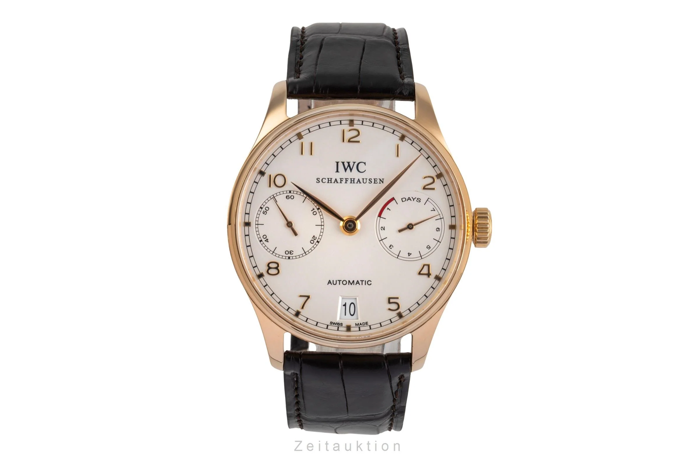 IWC Portugieser 18 ct gold automatic men's watch IW500113  [2502513] - Image 5