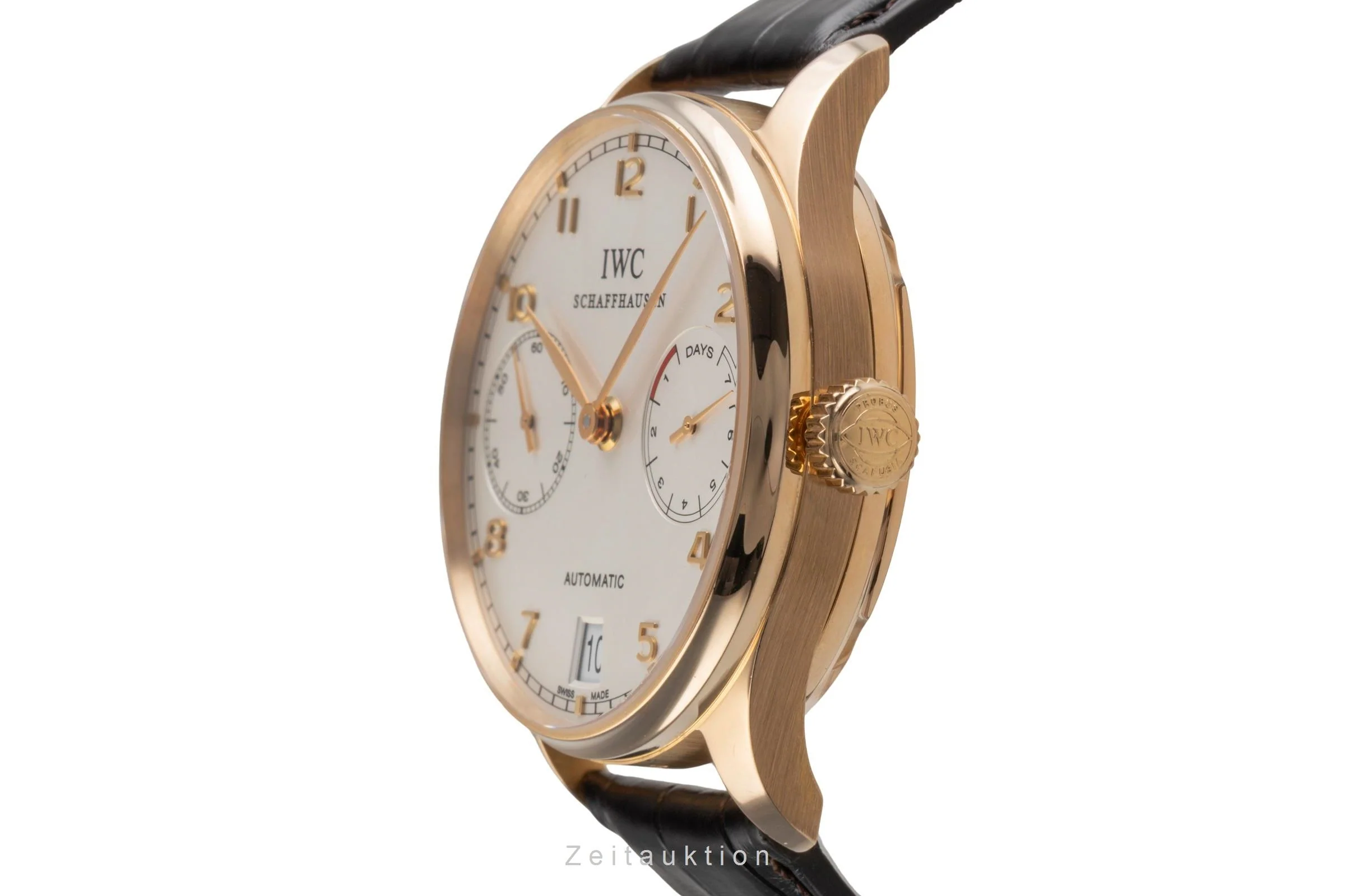 IWC Portugieser 18 ct gold automatic men's watch IW500113  [2502513] - Image 7