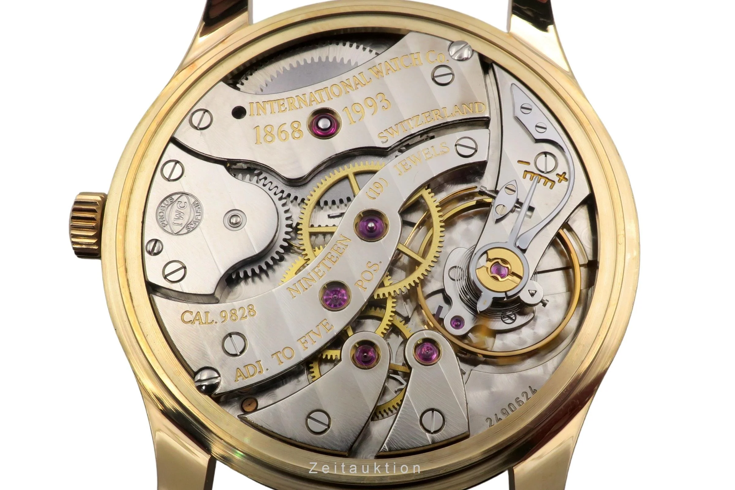 IWC Portugieser 18 ct gold manual winding men's watch IW544103 Limited  [2505610] - Image 14