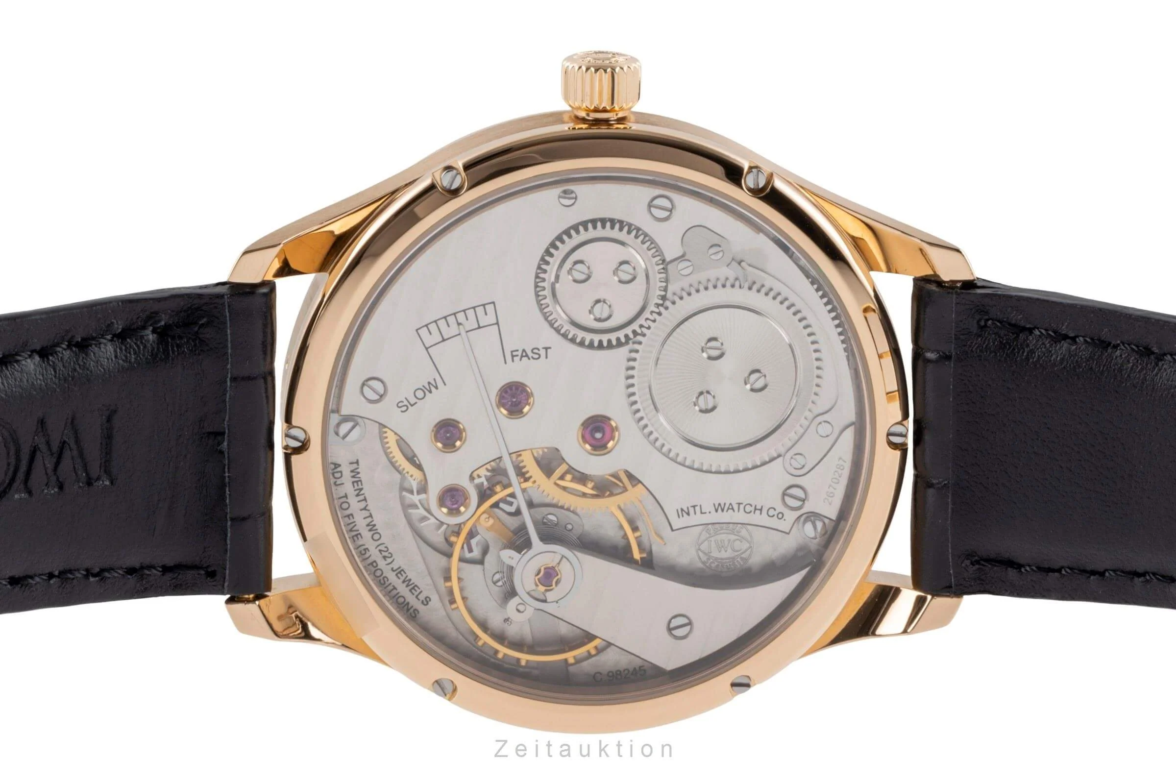 IWC Portugieser 18 ct gold manual winding men's watch IW544402  [2500801] - Image 11