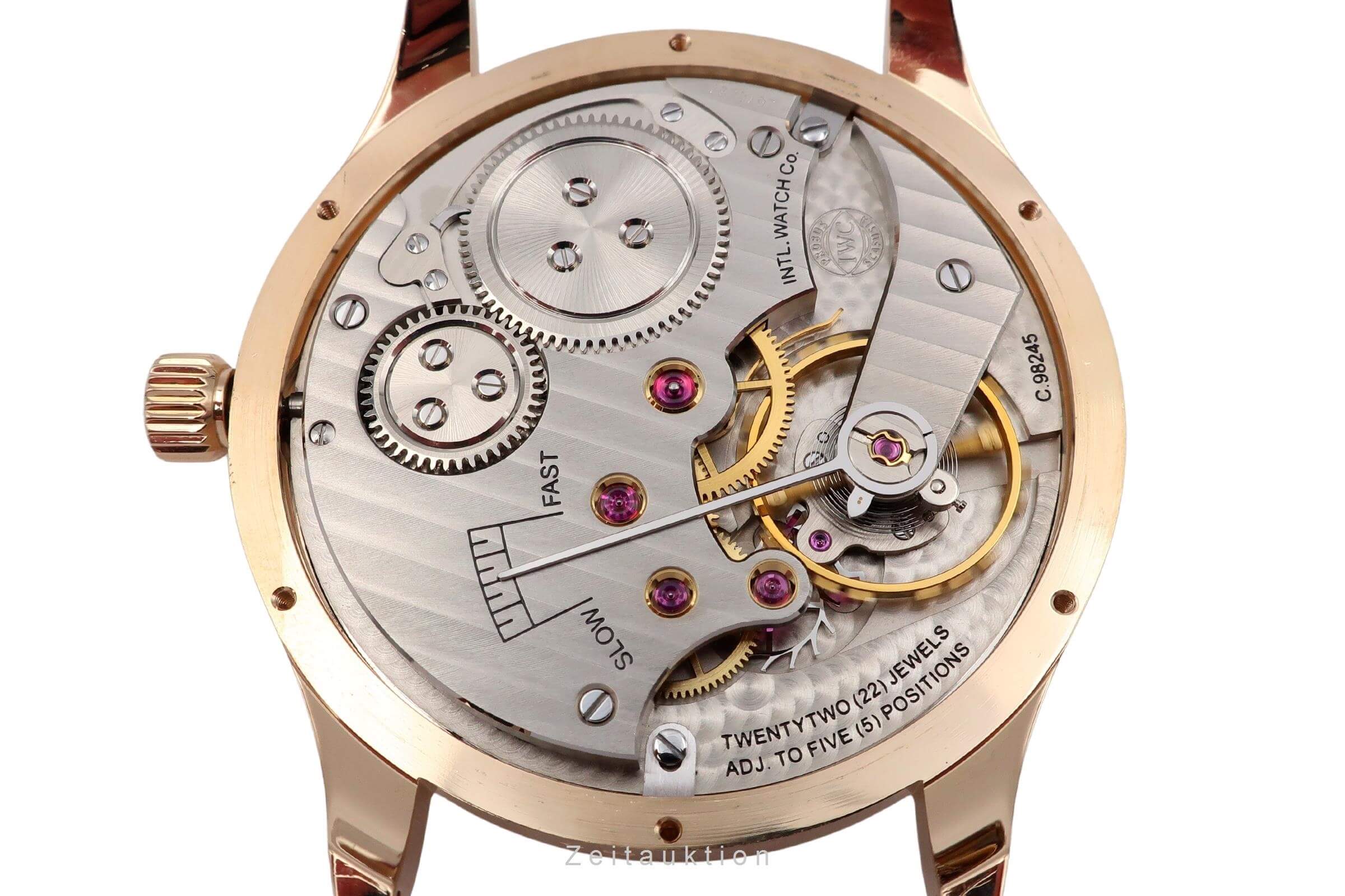 IWC Portugieser 18 ct gold manual winding men's watch IW544402  [2500801] - Image 15
