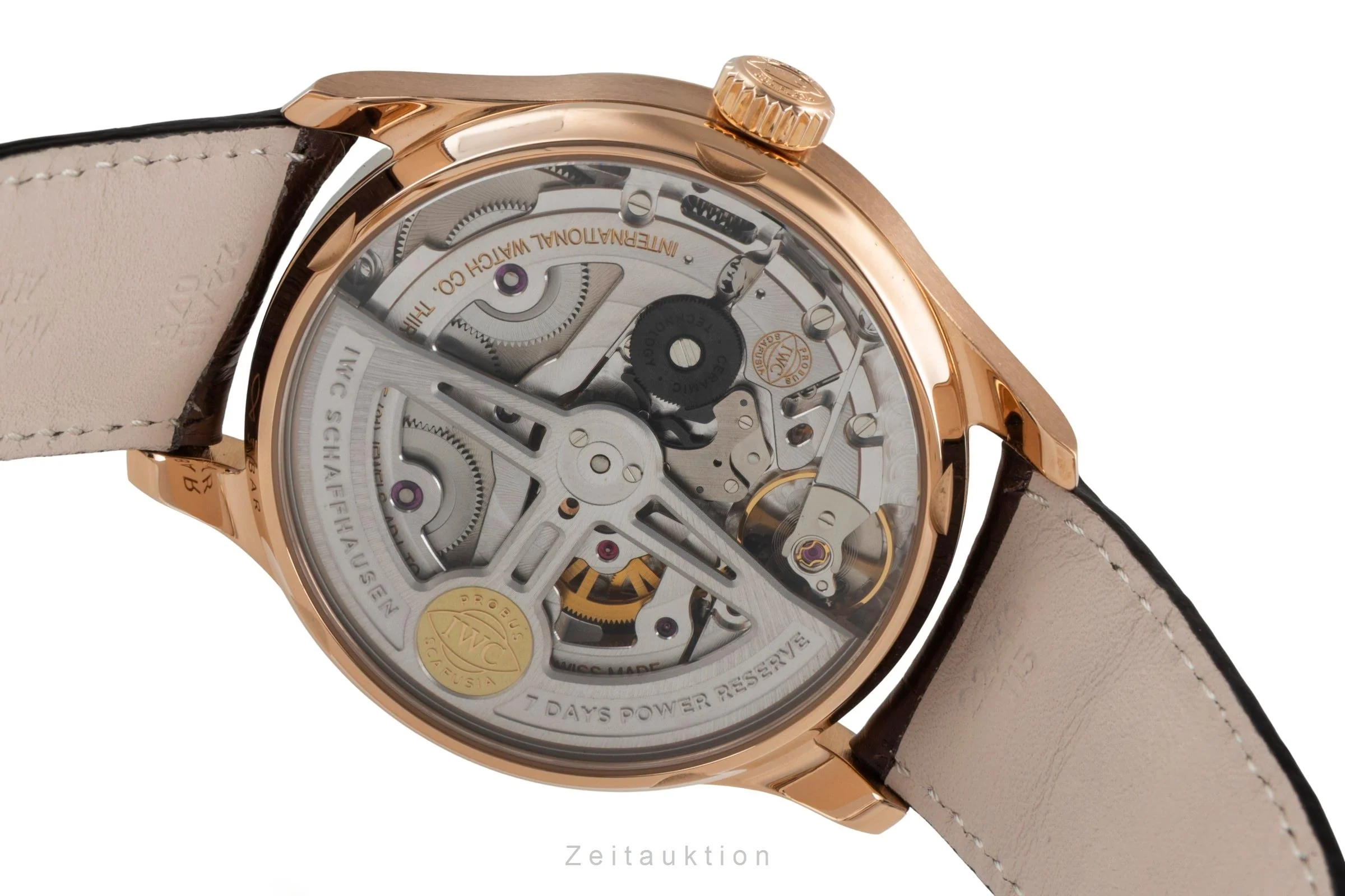 IWC Portugieser 18 ct red gold automatic men's watch IW500701 LP: 29100EUR  [2507176] - Image 13