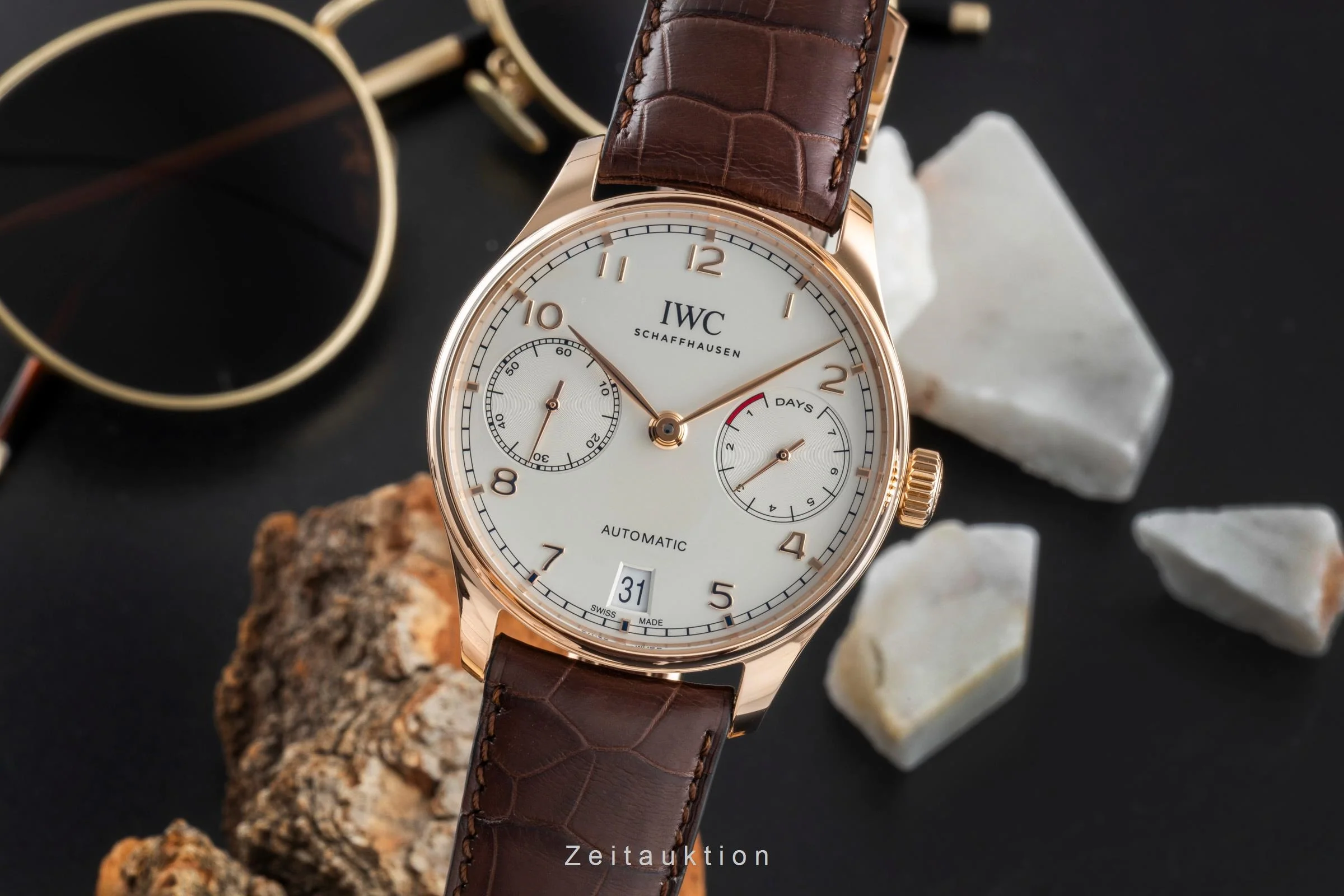 IWC Portugieser 18 ct red gold automatic men's watch IW500701 LP: 29100EUR  [2507176] - Image 2