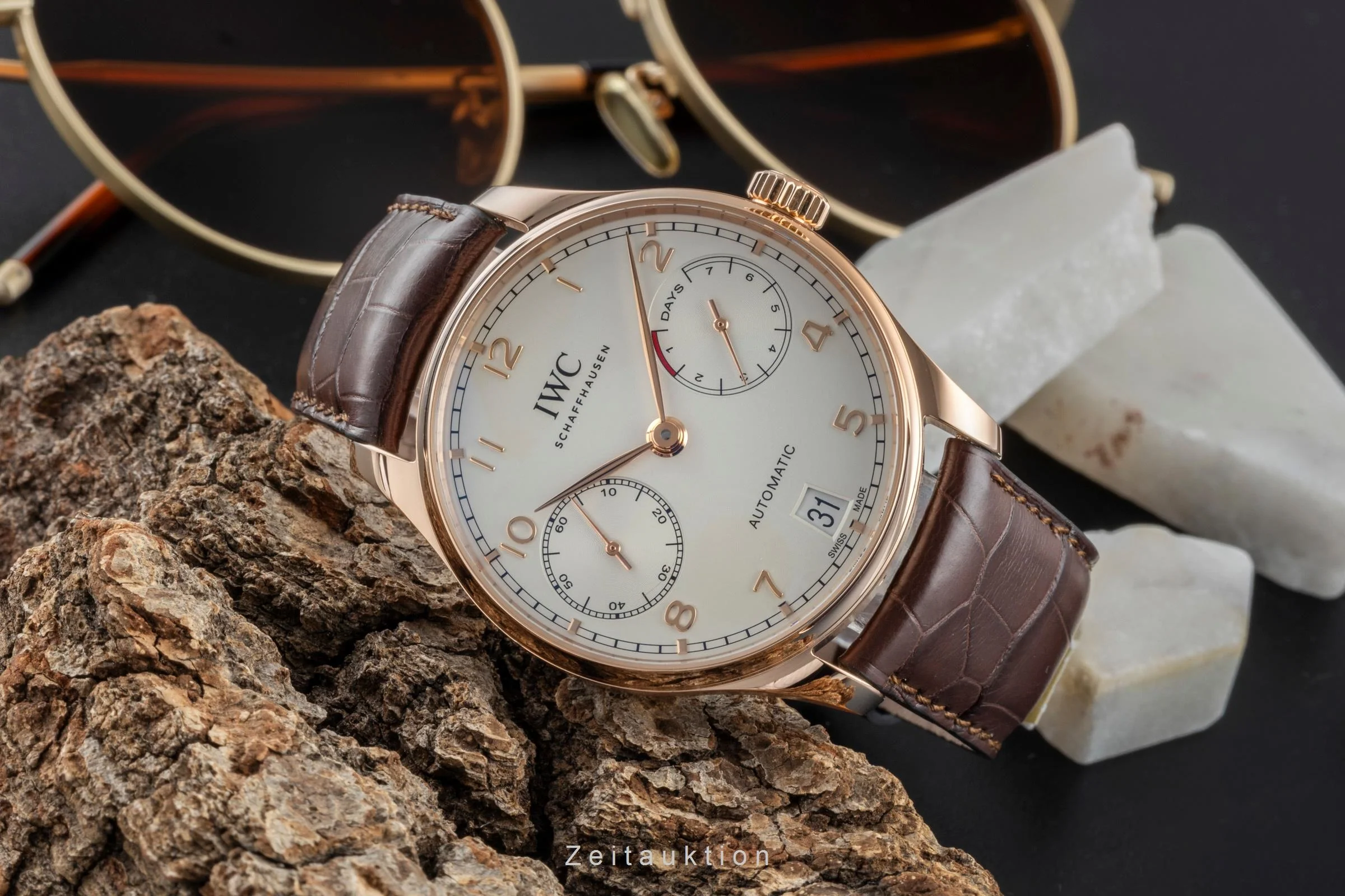 IWC Portugieser 18 ct red gold automatic men's watch IW500701 LP: 29100EUR  [2507176] - Image 3