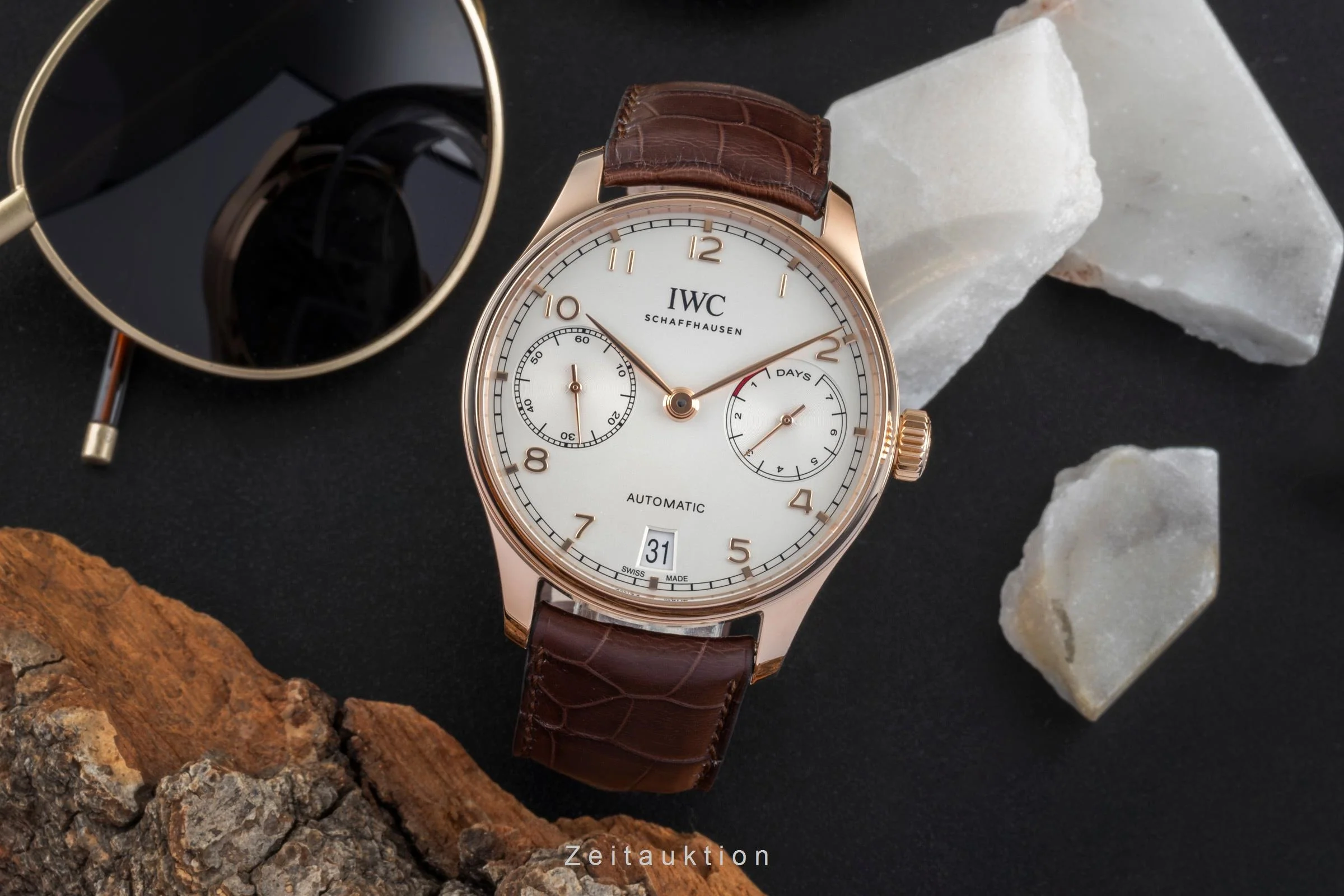 IWC Portugieser 18 ct red gold automatic men's watch IW500701 LP: 29100EUR  [2507176] - Image 4