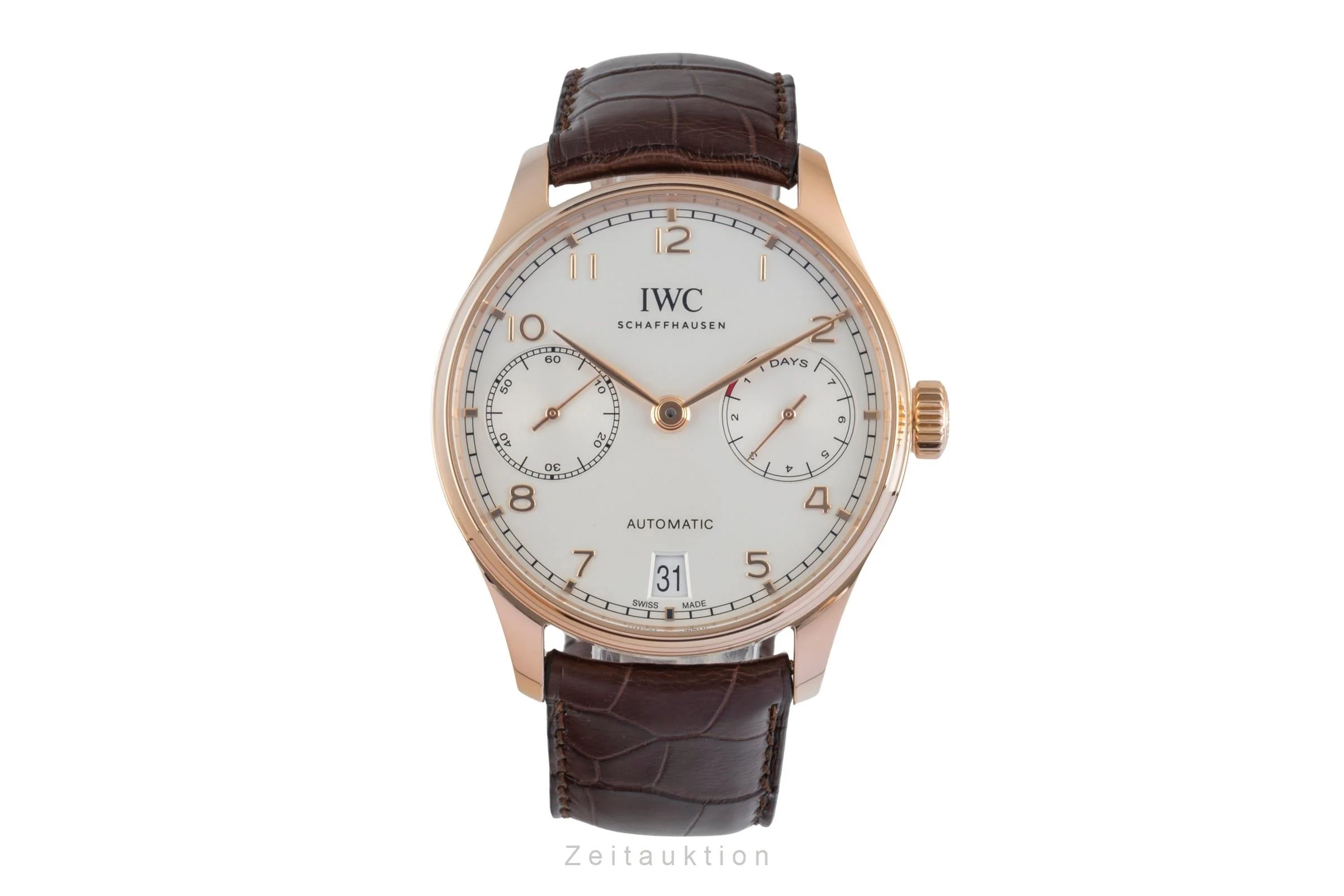 IWC Portugieser 18 ct red gold automatic men's watch IW500701 LP: 29100EUR  [2507176] - Image 5