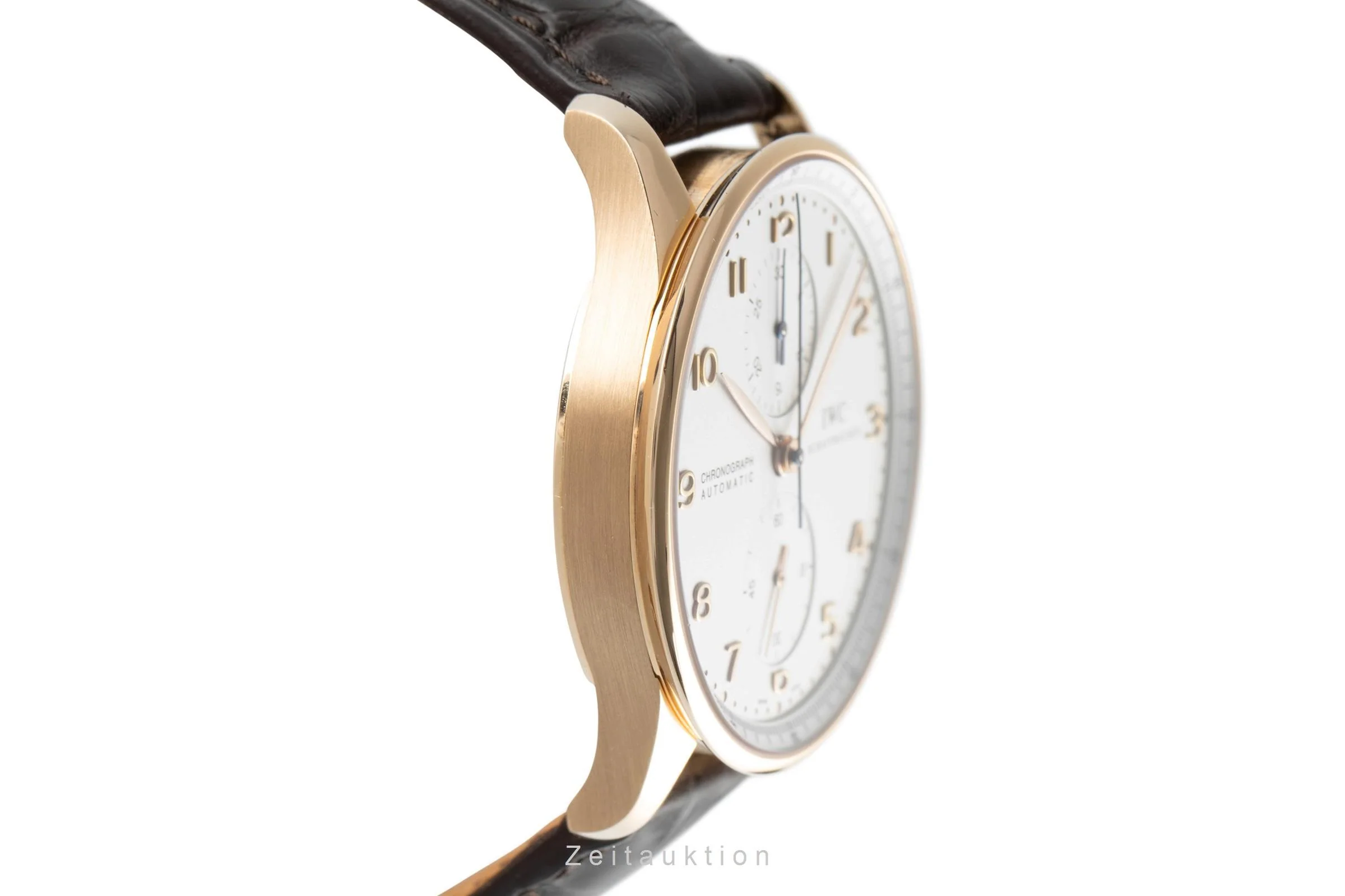 IWC Portugieser chronograph 18 ct gold automatic men's watch 3714 LP: 17900EUR  [2105653] - Image 6