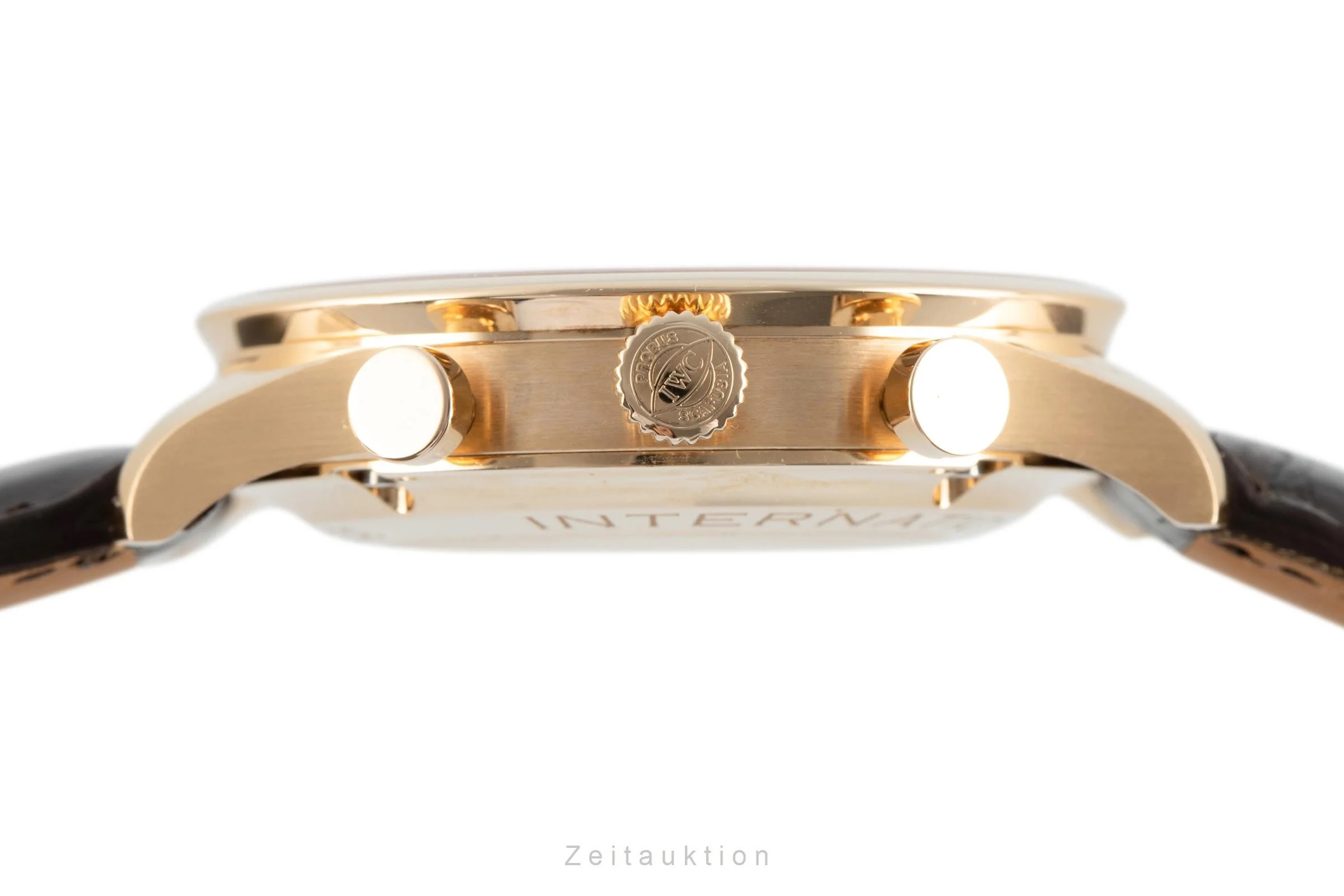 IWC Portugieser chronograph 18 ct gold automatic men's watch 3714 LP: 17900EUR  [2105653] - Image 9