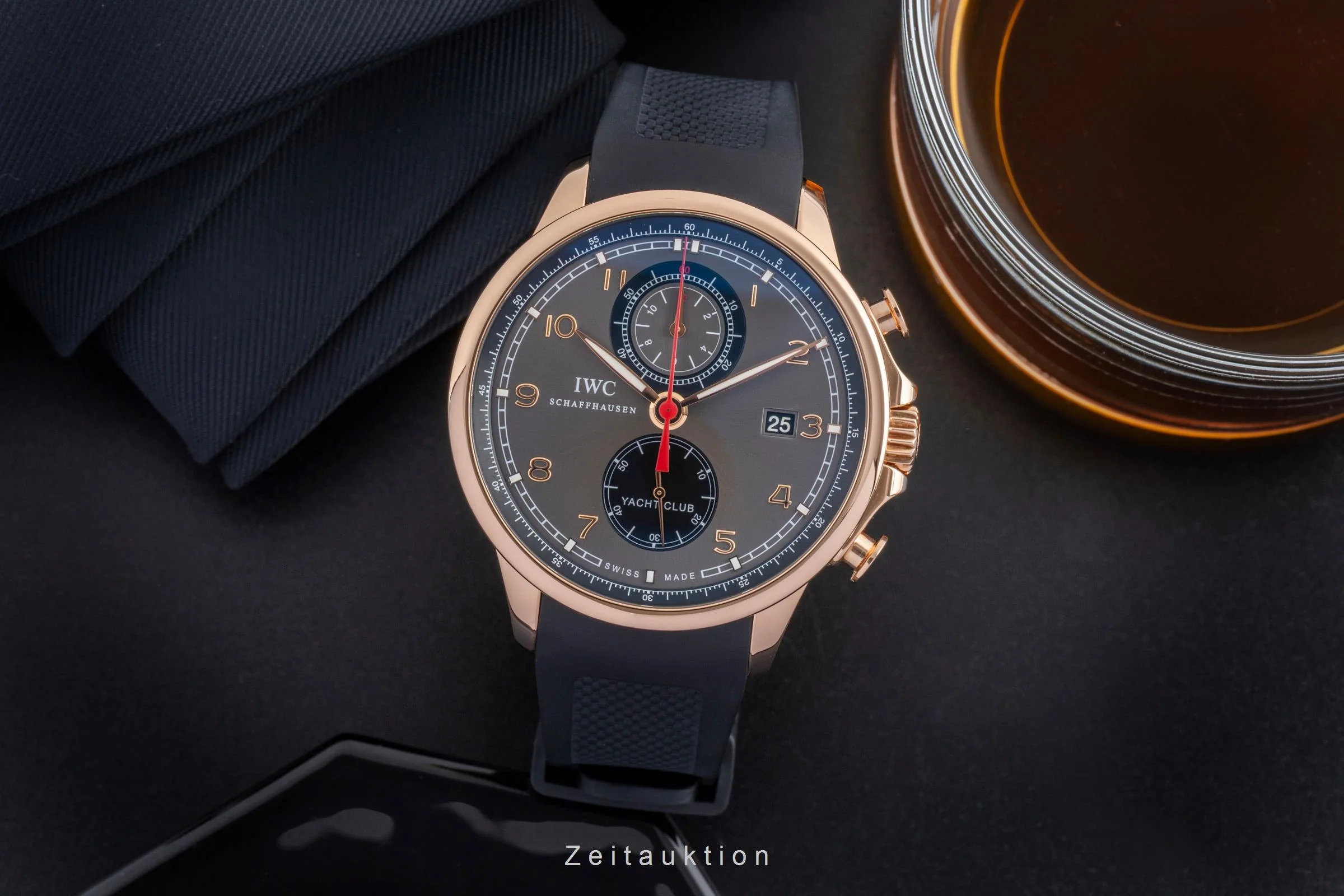 IWC Portugieser chronograph 18 ct red gold automatic men's watch IW390202  [2502683] - Image 4