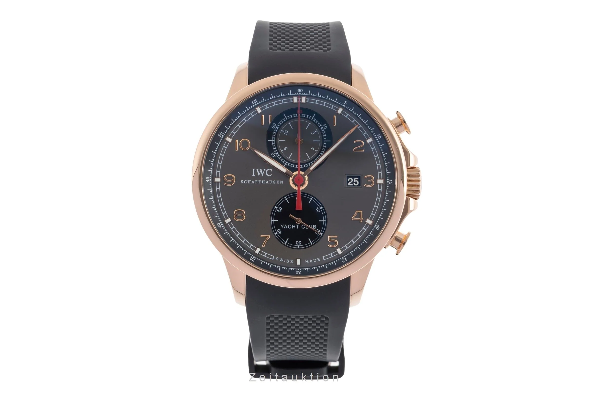 IWC Portugieser chronograph 18 ct red gold automatic men's watch IW390202  [2502683] - Image 5