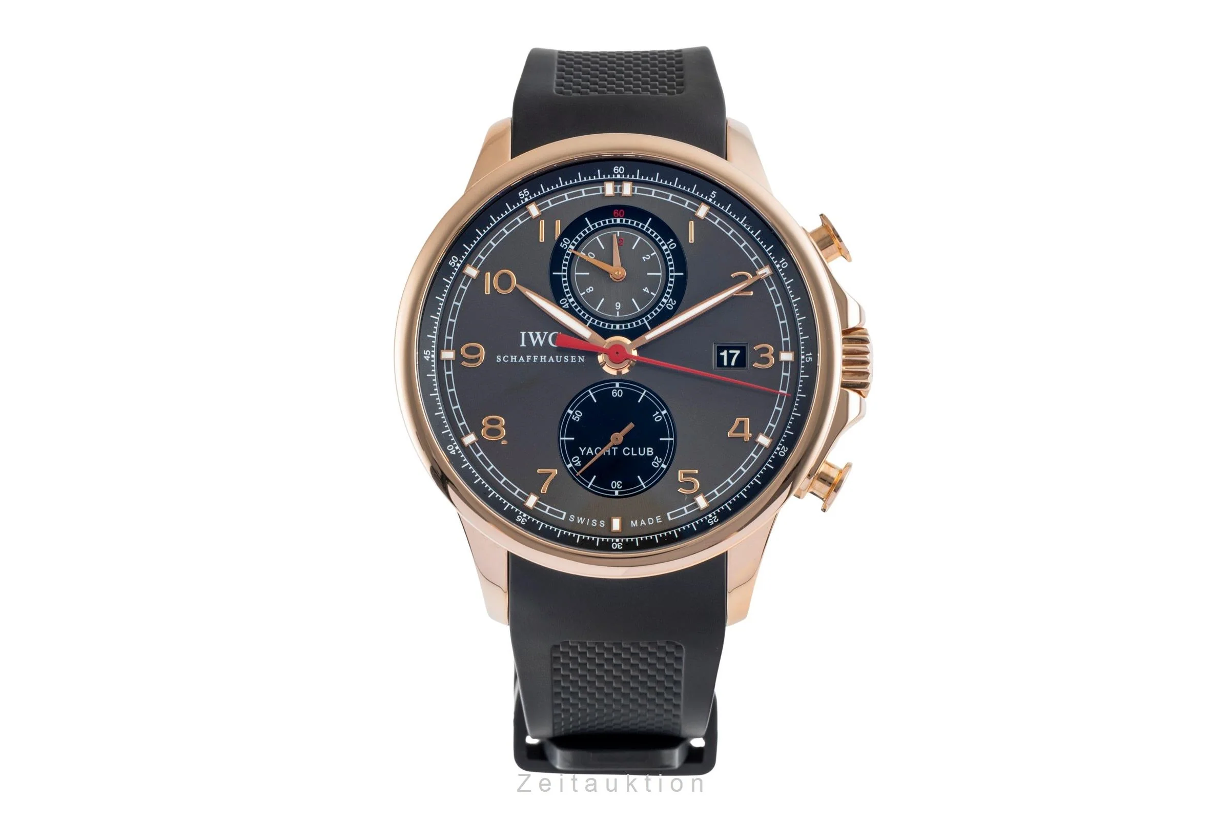 IWC Portugieser chronograph 18 ct red gold automatic men's watch IW390202  [2504945] - Image 5