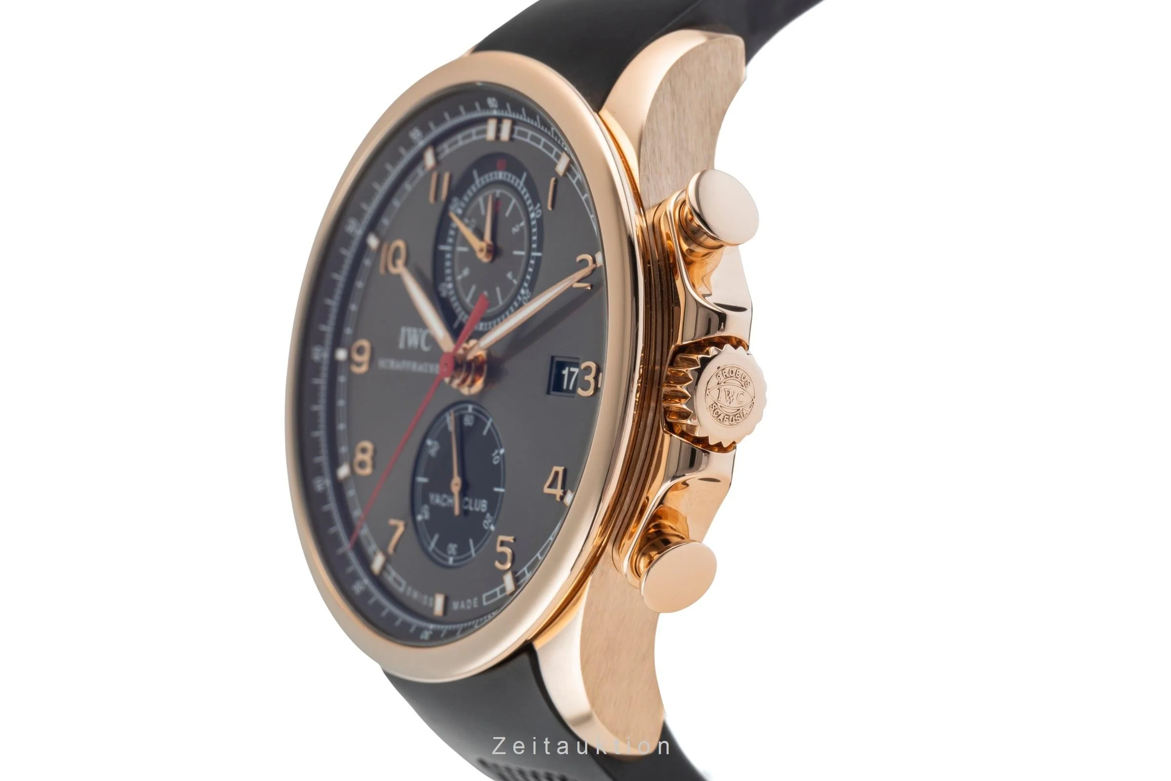 IWC Portugieser chronograph 18 ct red gold automatic men's watch IW390202  [2504945] - Image 7