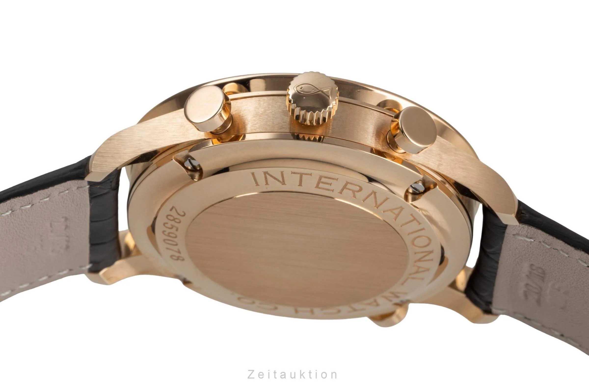 IWC Portugieser chronograph 18 ct red gold manual winding men's watch IW371203  [2406376] - Image 11