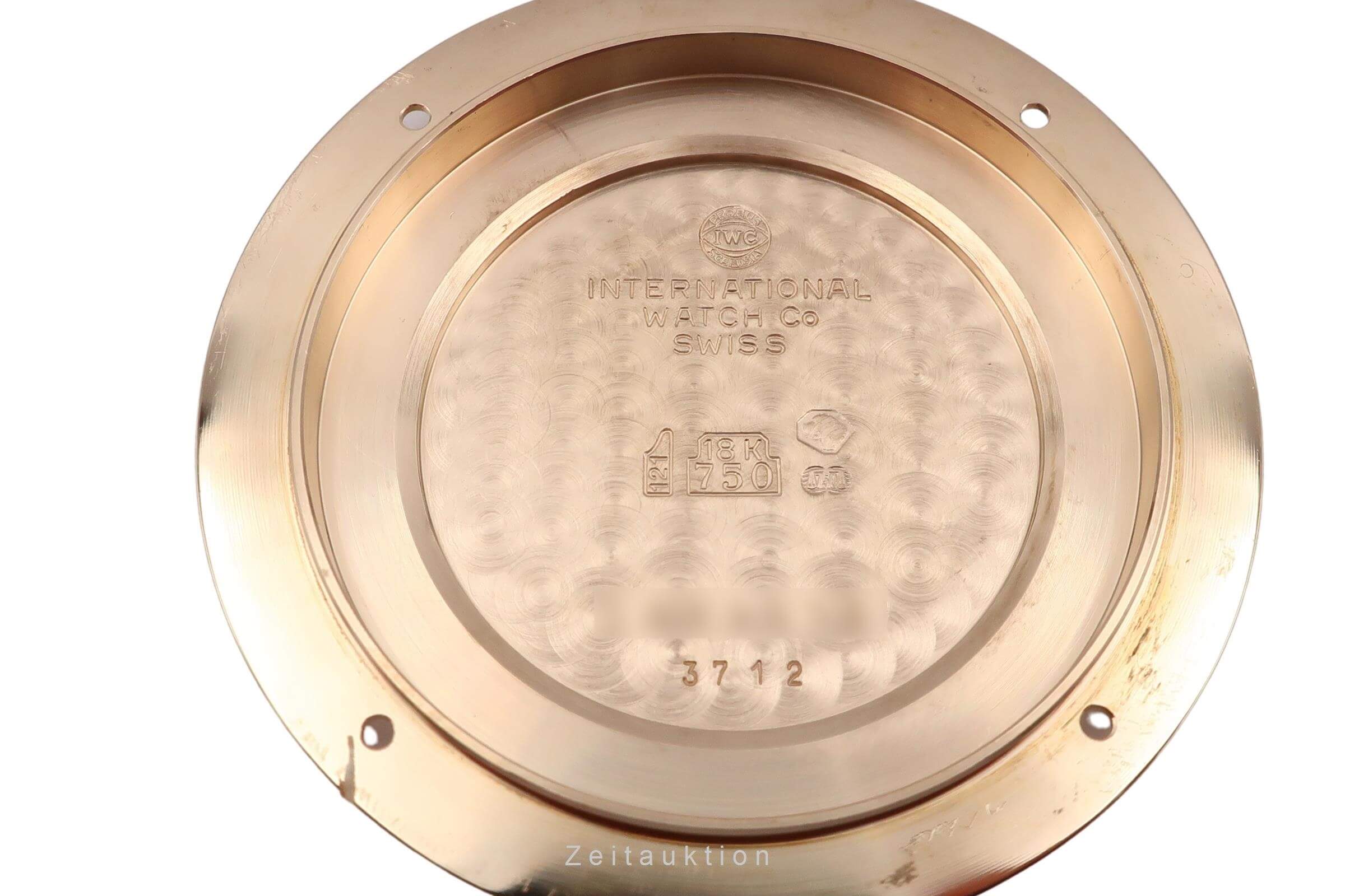 IWC Portugieser chronograph 18 ct red gold manual winding men's watch IW371203  [2406376] - Image 15