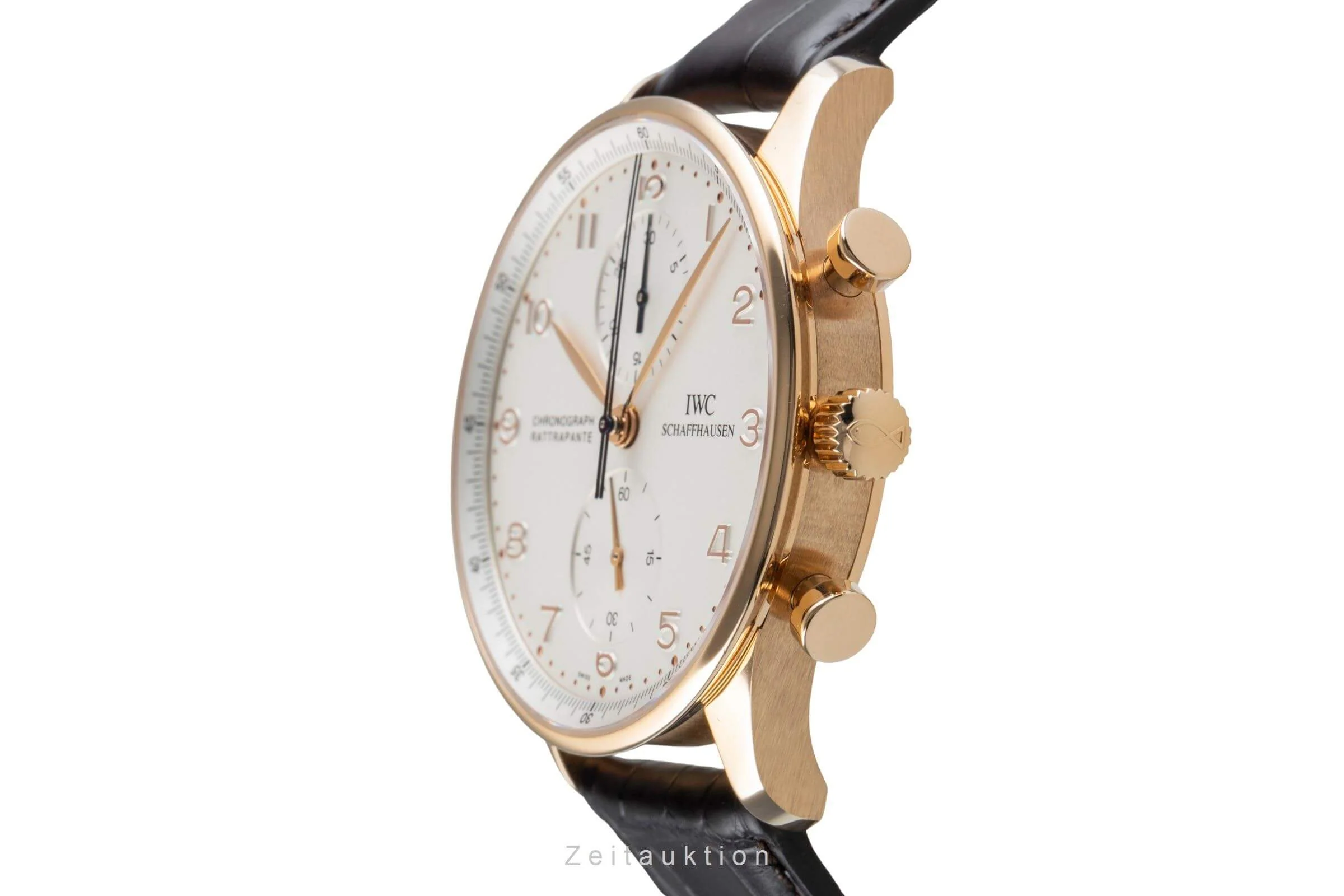 IWC Portugieser chronograph 18 ct red gold manual winding men's watch IW371203  [2406376] - Image 6