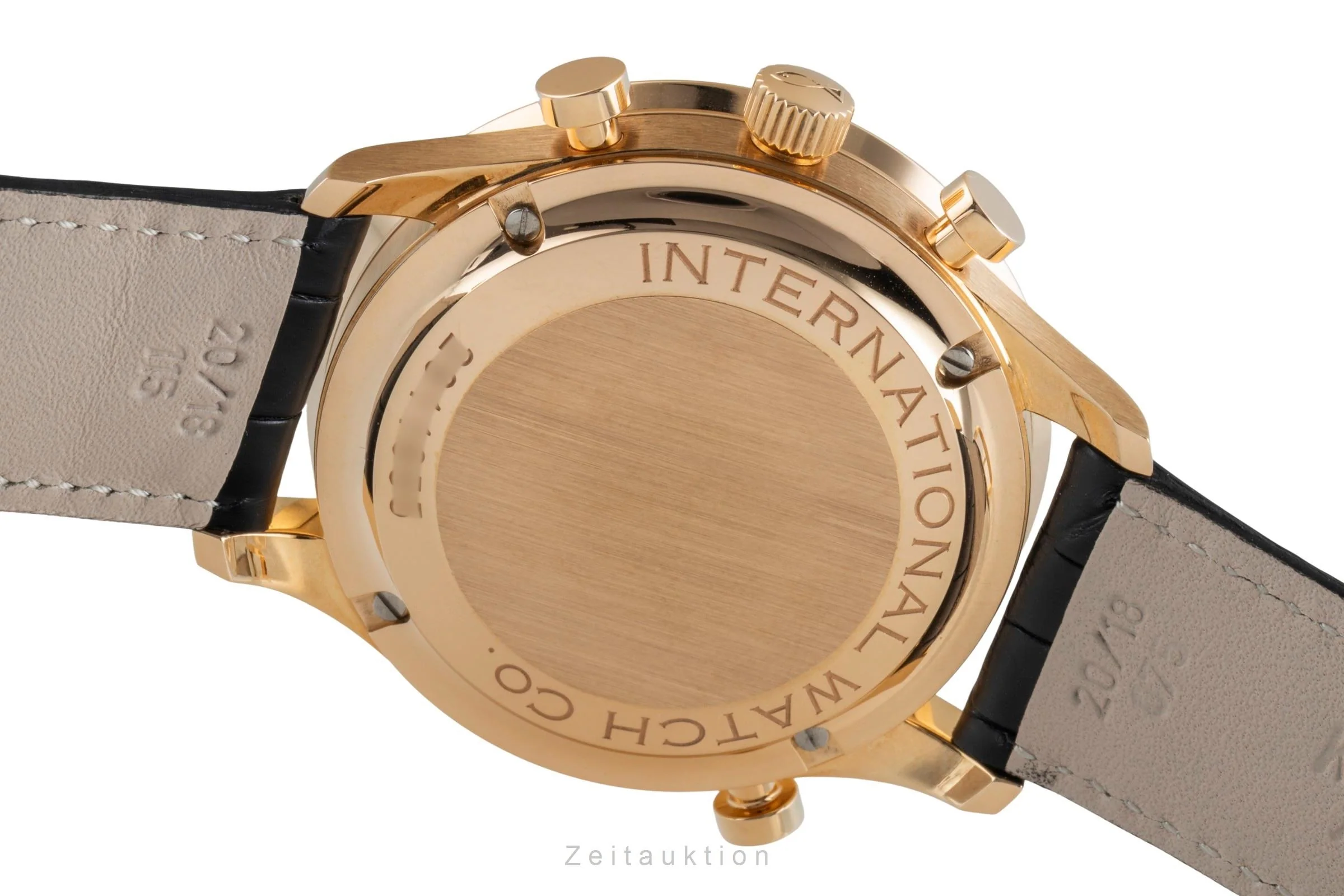IWC Portugieser chronograph 18 ct red gold manual winding men's watch IW371210  [2507387] - Image 14