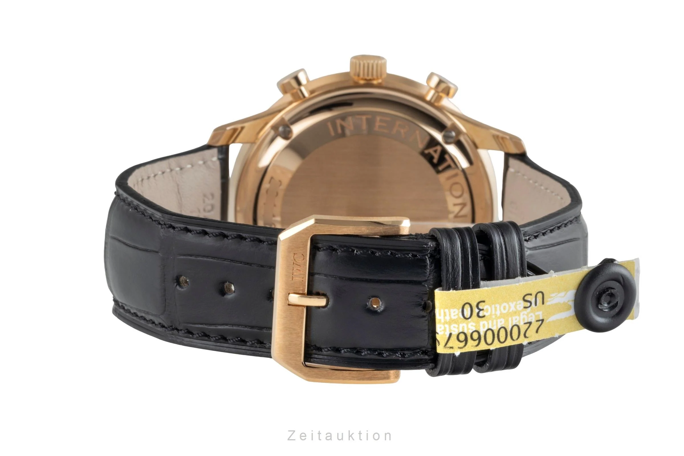 IWC Portugieser chronograph 18 ct red gold manual winding men's watch IW371210  [2507387] - Image 15