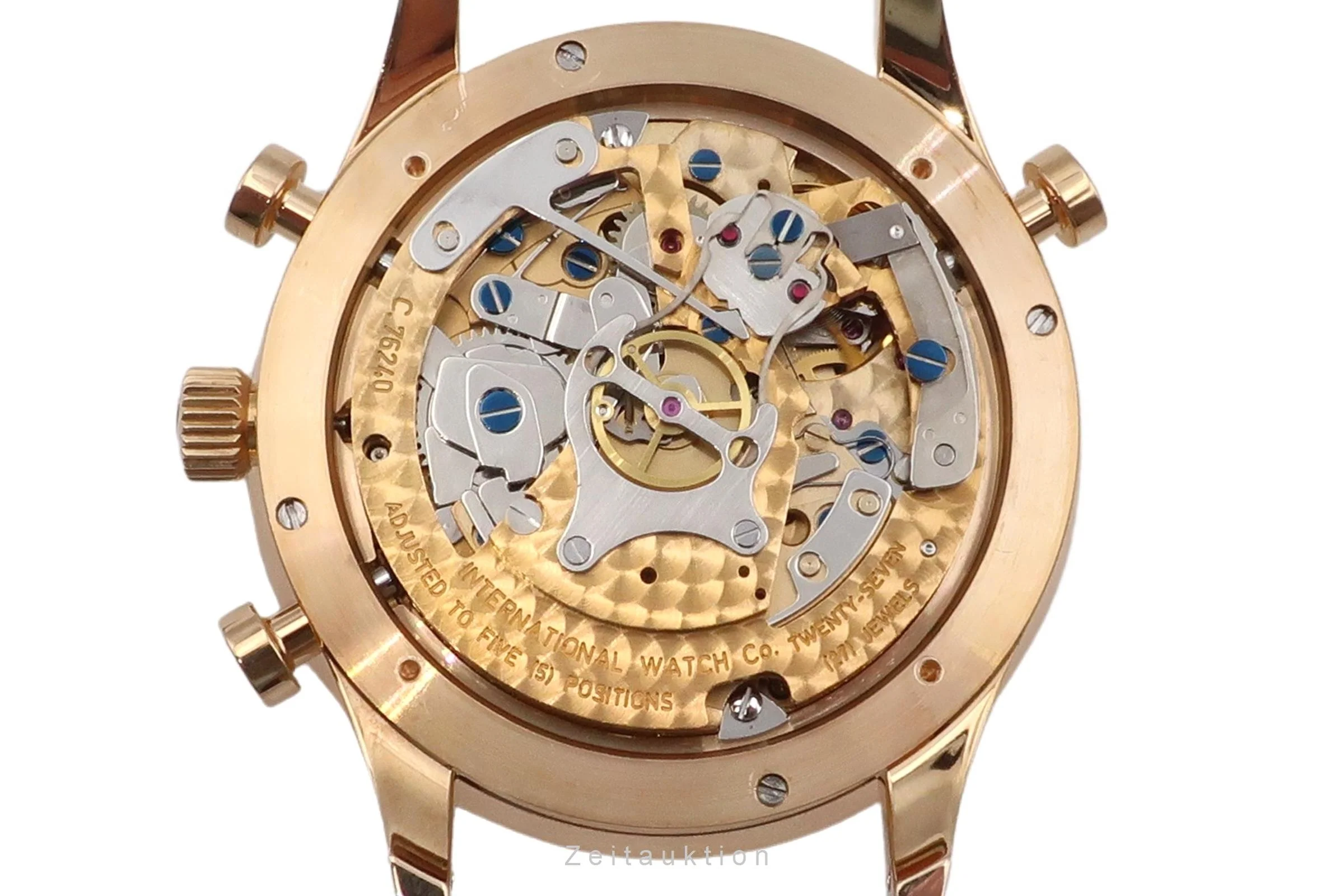 IWC Portugieser chronograph 18 ct red gold manual winding men's watch IW371210  [2507387] - Image 16