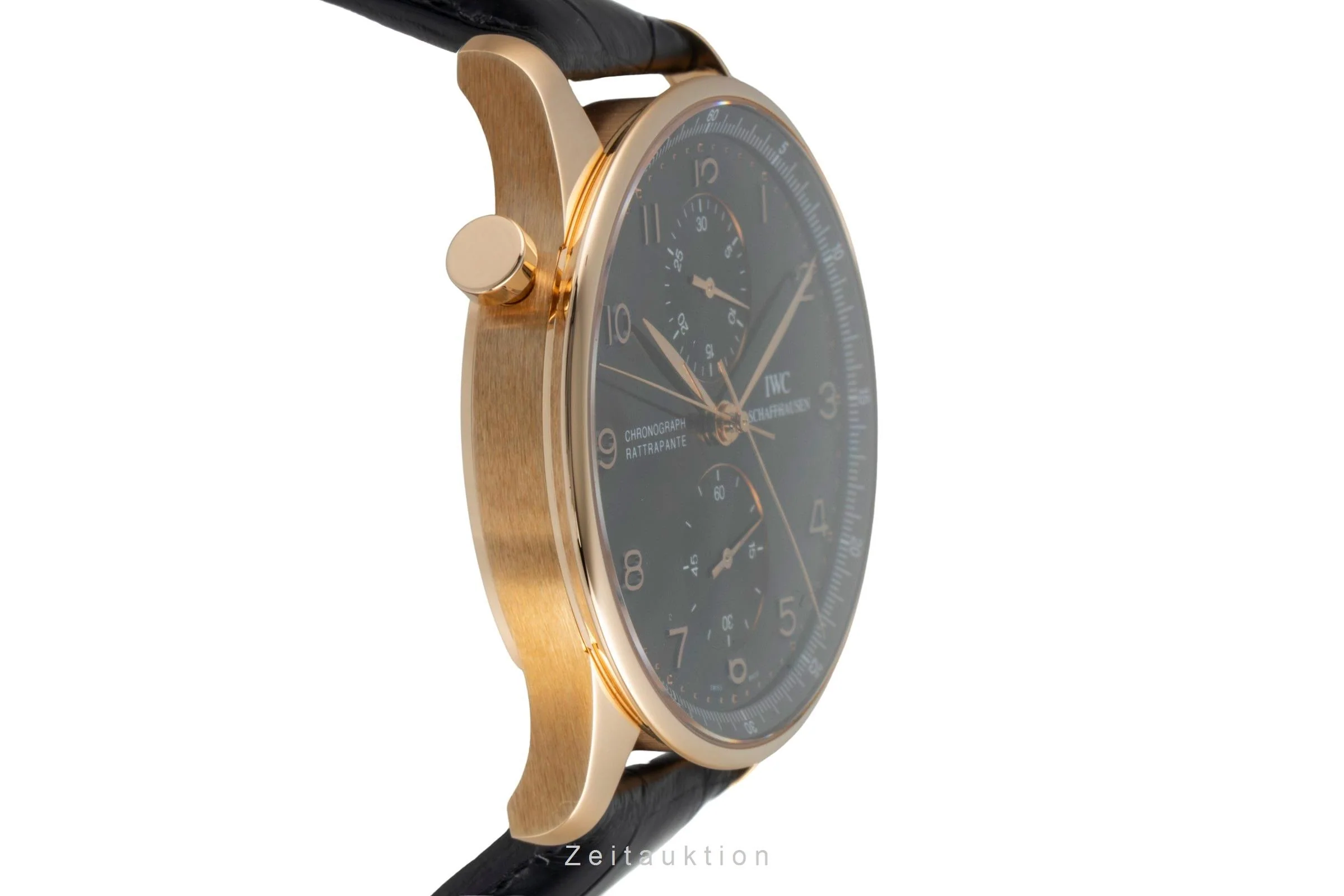 IWC Portugieser chronograph 18 ct red gold manual winding men's watch IW371210  [2507387] - Image 8