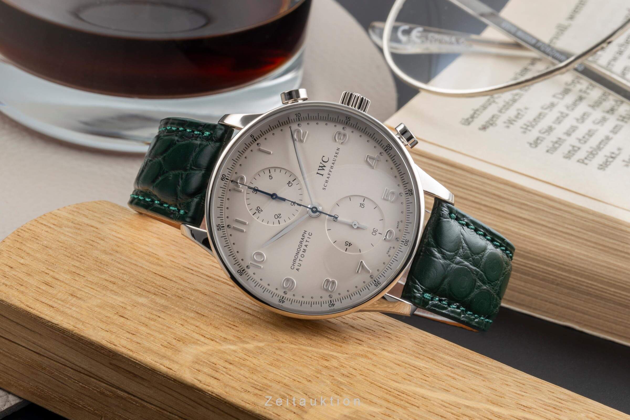 IWC Portugieser chronograph 18 ct white gold automatic men's watch IW371412  [2501822] - Image 3