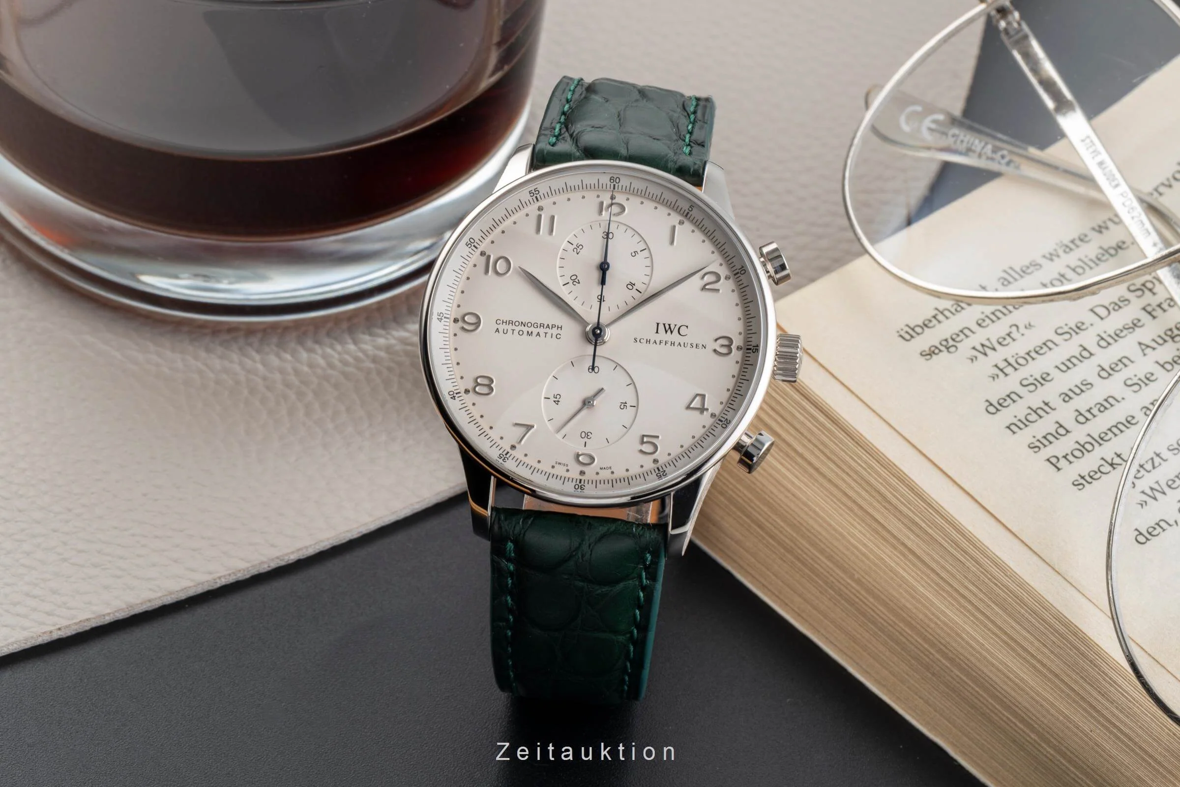 IWC Portugieser chronograph 18 ct white gold automatic men's watch IW371412  [2501822] - Image 4