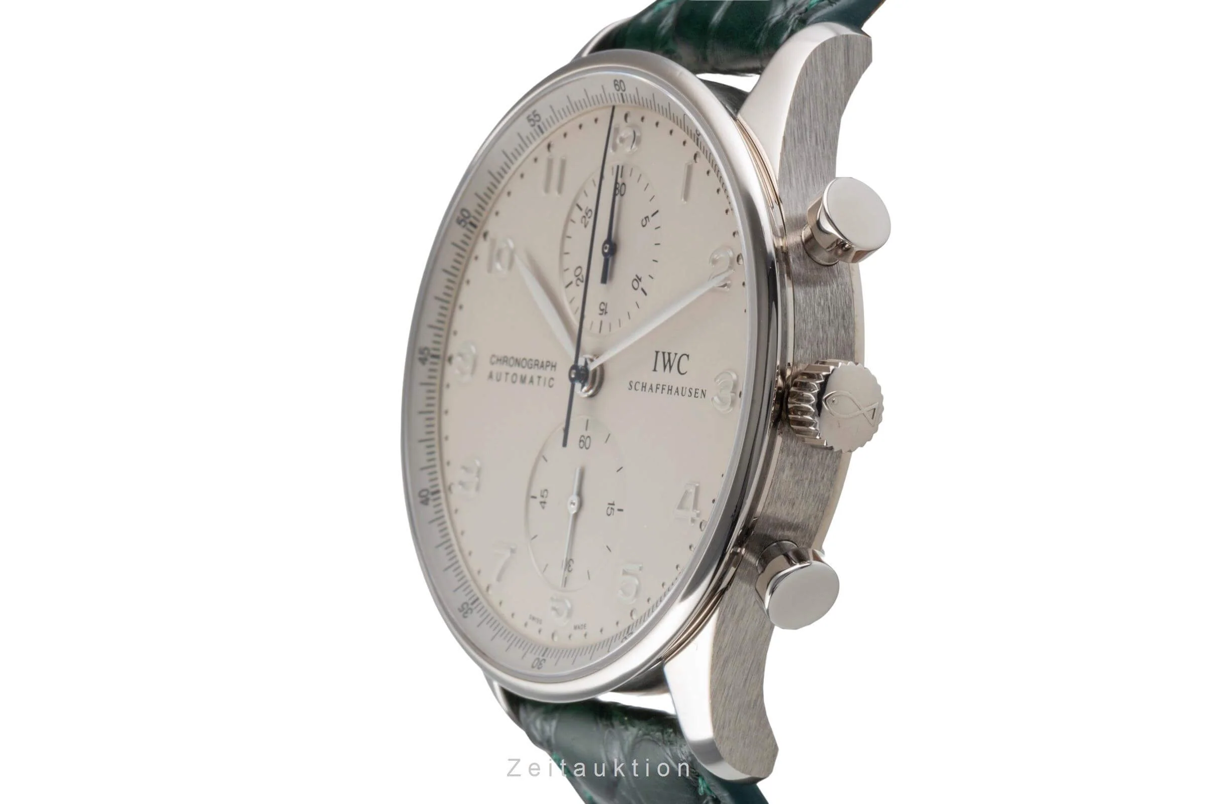 IWC Portugieser chronograph 18 ct white gold automatic men's watch IW371412  [2501822] - Image 7